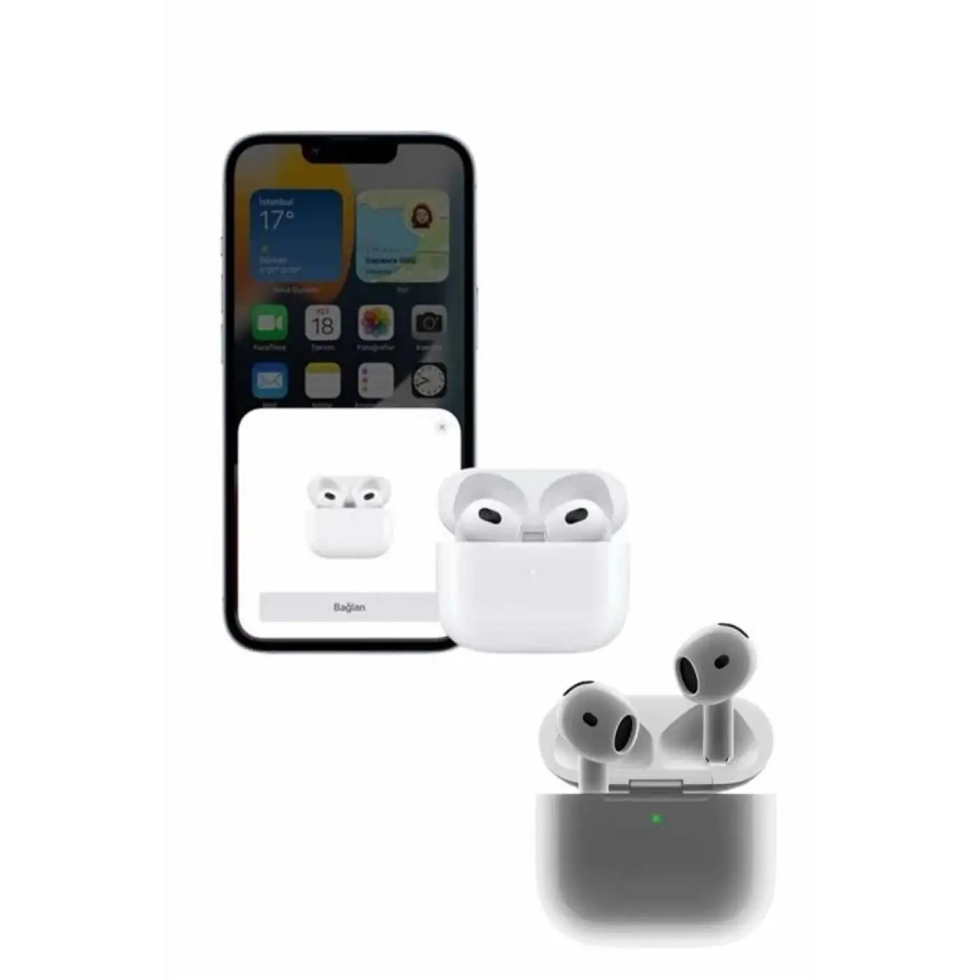 Bluetooth Kulaklık 3. Nesil Ios Android Uyumlu Yeni Nesil Wireless Charge