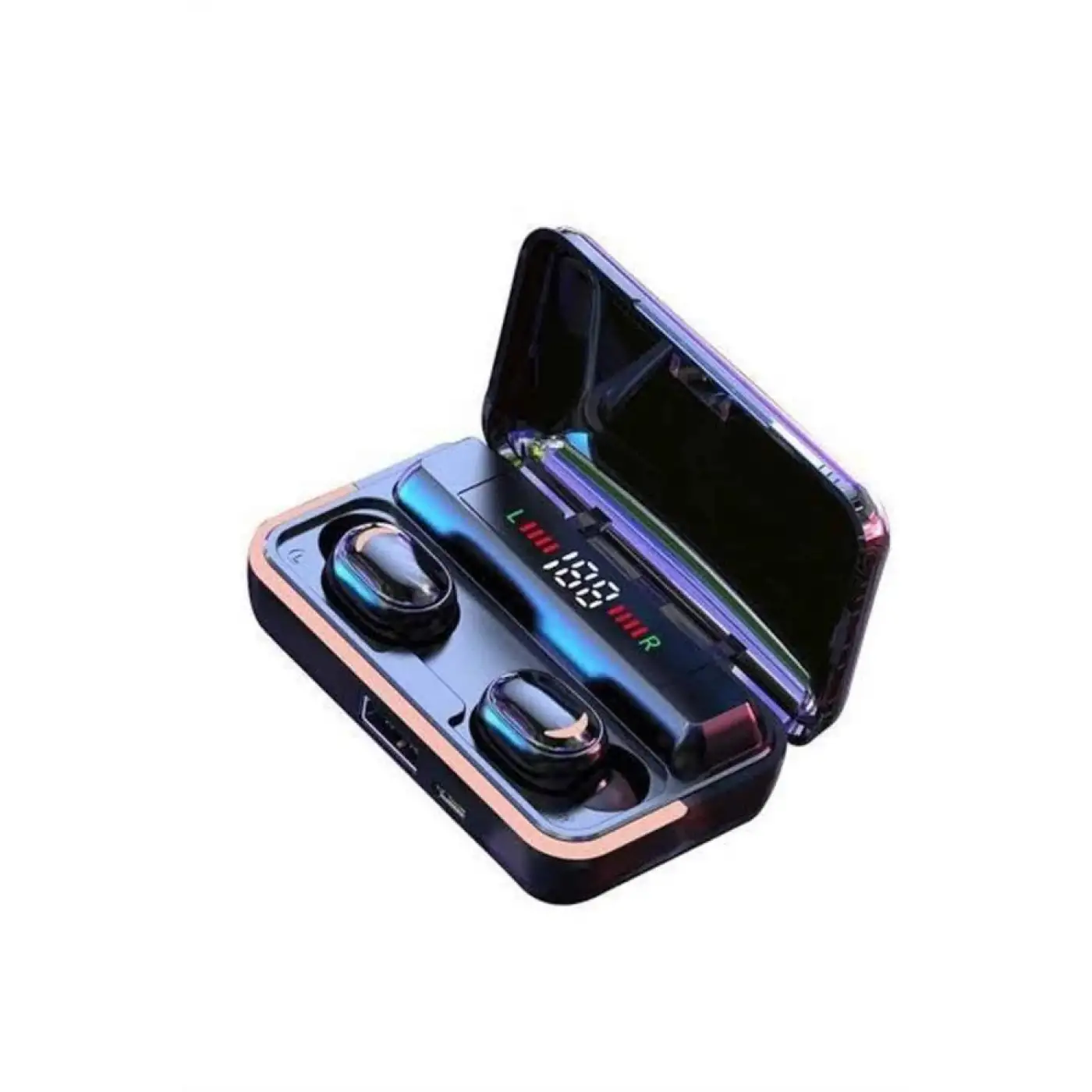 Bluetooth Kulaklık Dijital Şarj Göstergeli Powerbankli Bass Özellikli Kablosuz Kulakiçi 5.1 Mikrofonlu