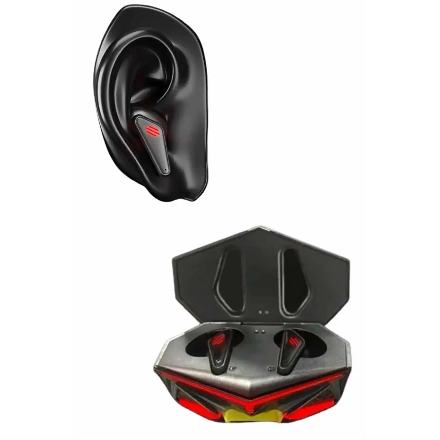 Bluetooth Kulaklık HD Ses Kaliteli Işıklı Metal Kasa Ios Android Uyumlu Mikrofonlu