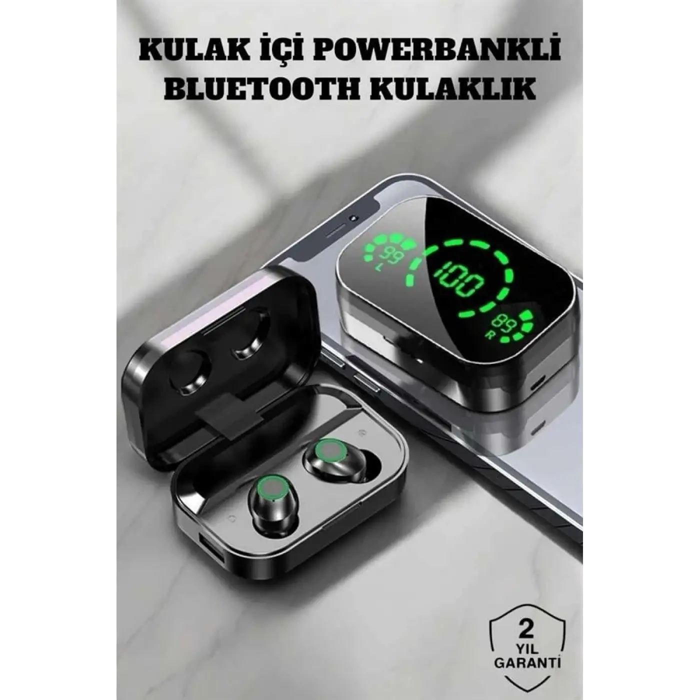 Bluetooth Kulaklık Mikrofonlu Dokunmatik Kontrol ANC Özelliği