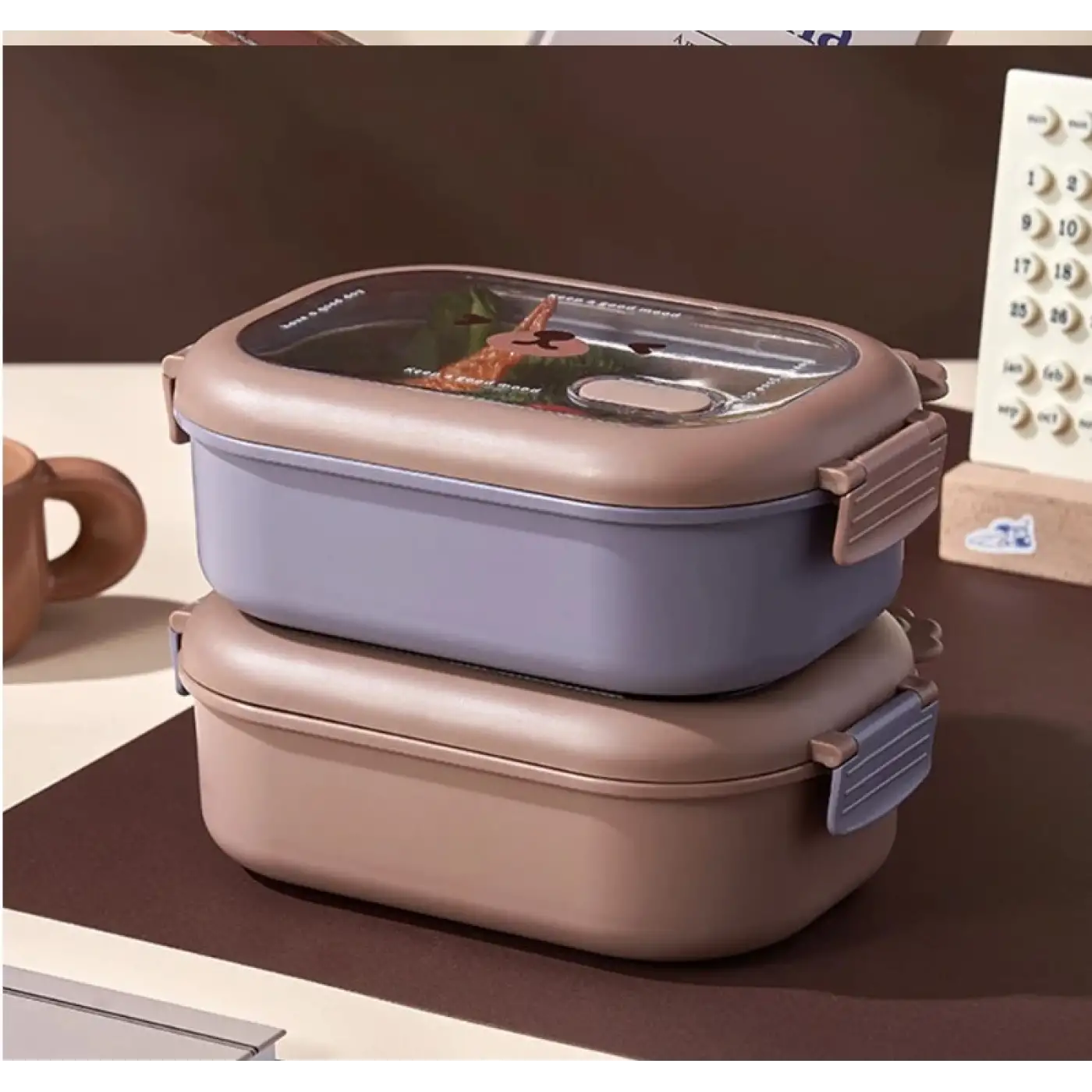 Bölmeli Paslanmaz Çelik Yemek Kutusu