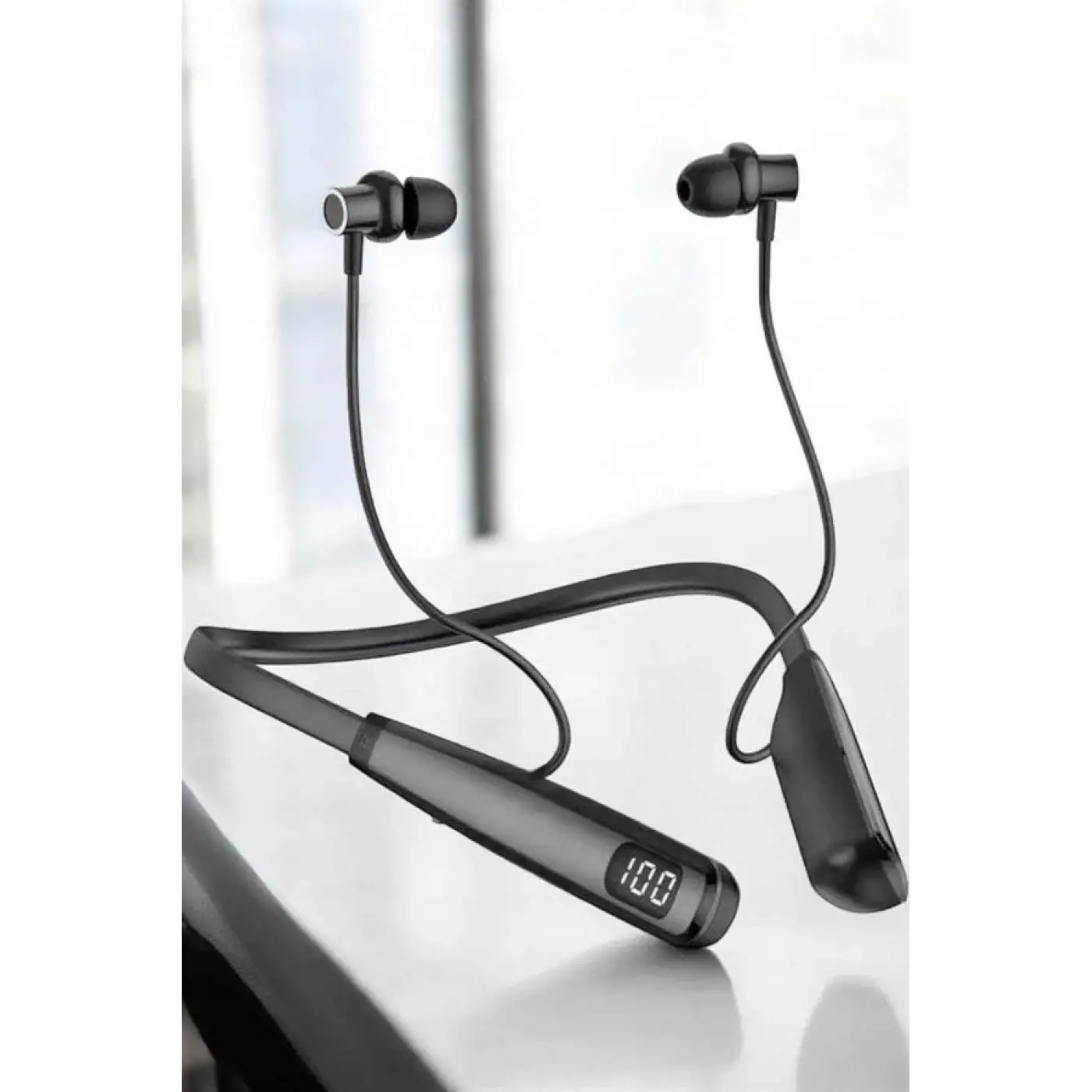 Boyun Bantlı Bluetooth Kulaklık Yüksek Ses Kaliteli 100 Saat Kulaklık