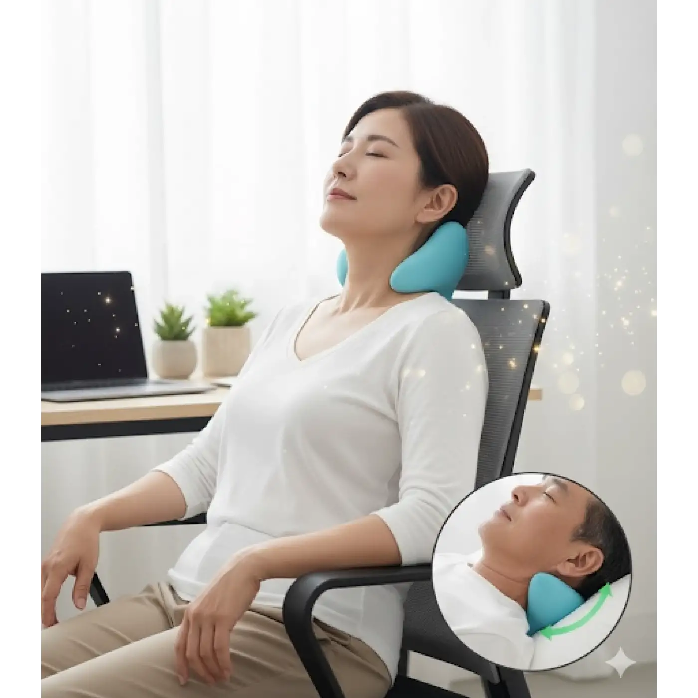 Boyun Hörgücü ve Kamburluk Önleyen Ortopedik Yastık | Dik Duruş, Sağlıklı Omurga ve Rahat Uyku Desteği