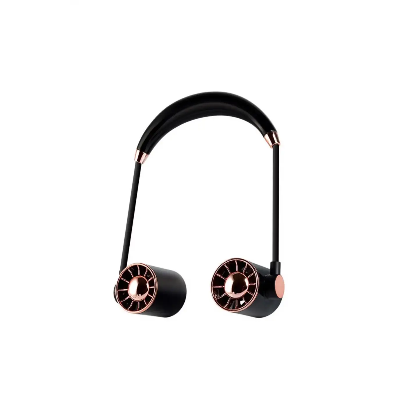 Boyunluk Fan Hava Soğutucu Vantilatör Boyuna Asmalı Şarjlı 3 Kademeli Mini Klima Siyah