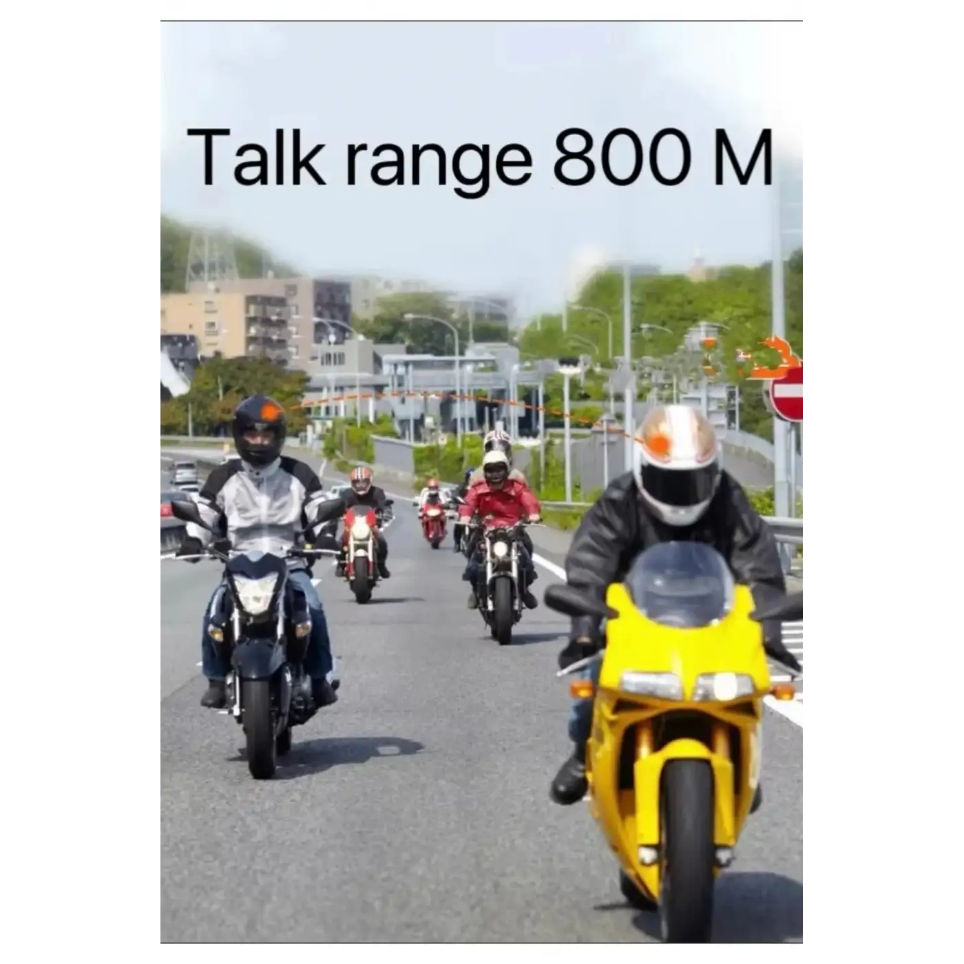 Bt62 Motosiklet Kask Kulaklığı Bluetooth Intercom 2 Intercom Bağlantılı