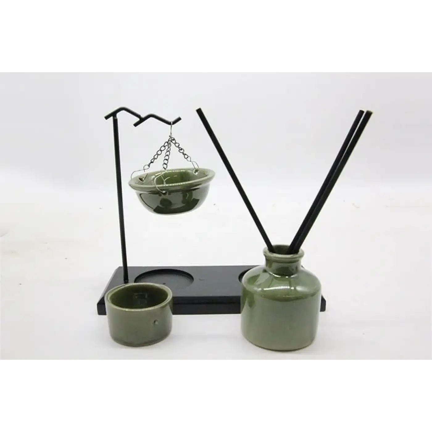 Buhurdanlık Seramik Standlı Ve Askılı Set