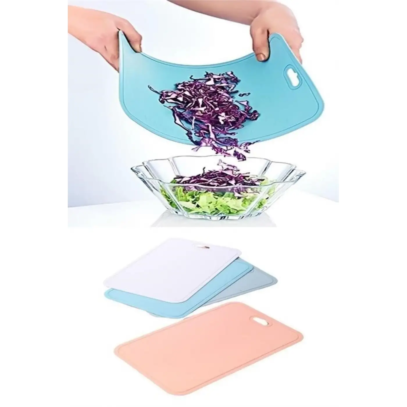 Bükülebilir Esnek Kesme Matı Meyve Sebze Doğrama Kesme Tahtası 20x30 Cm