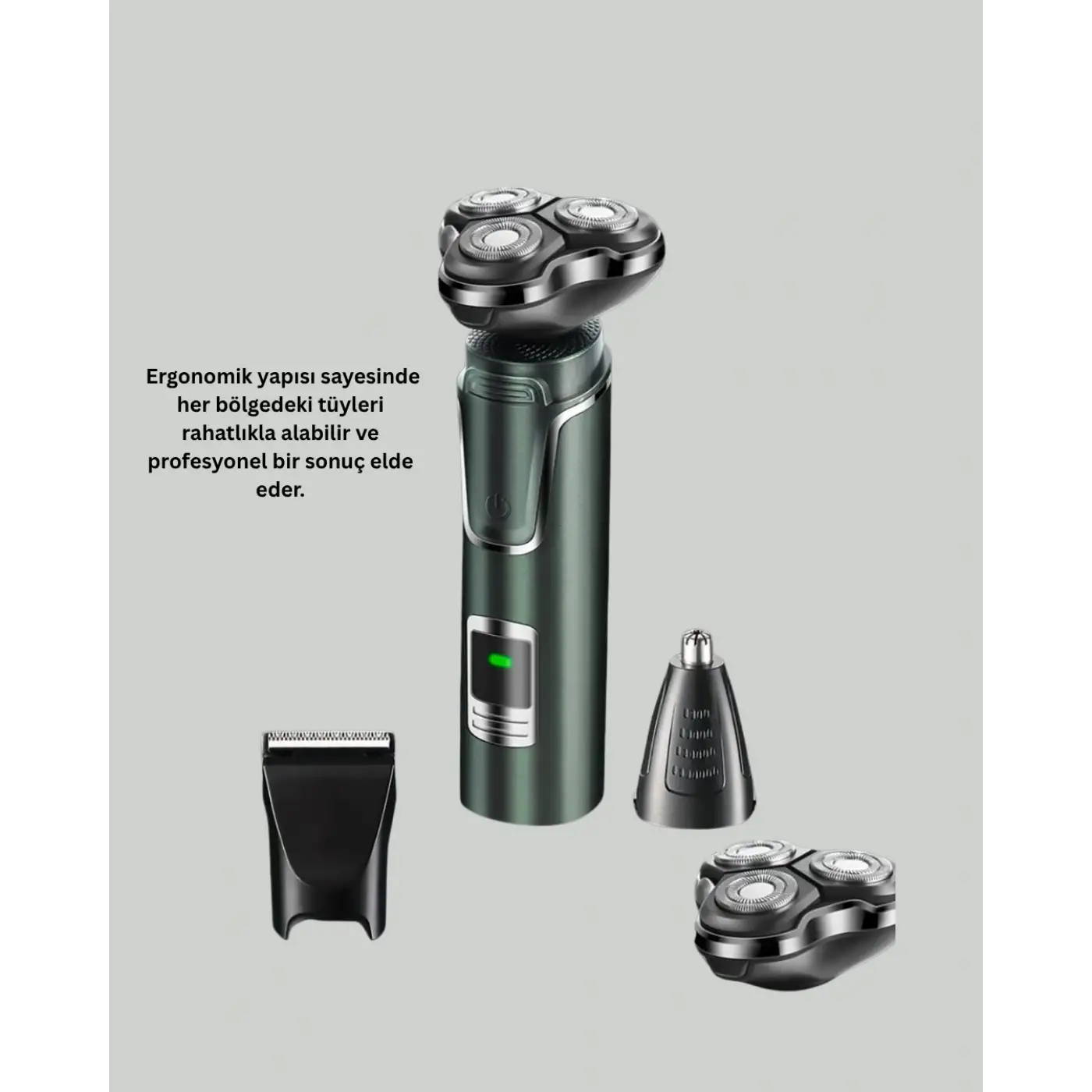 Burun, Sakal ve Saç İçin Erkek Tıraş Cihazı