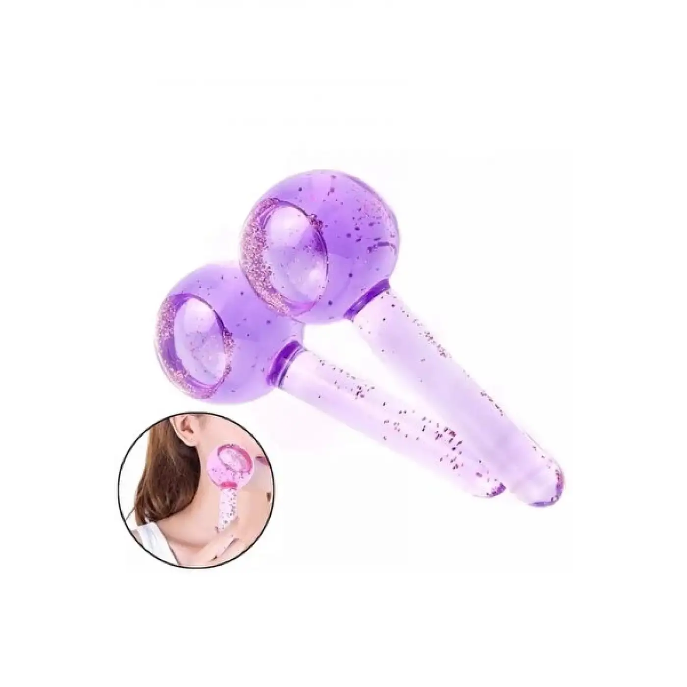 Buz Küresi Soğuk Masaj ve Terapi Topu(leke Önleyici-cilt Pürüzsüzleştirici)