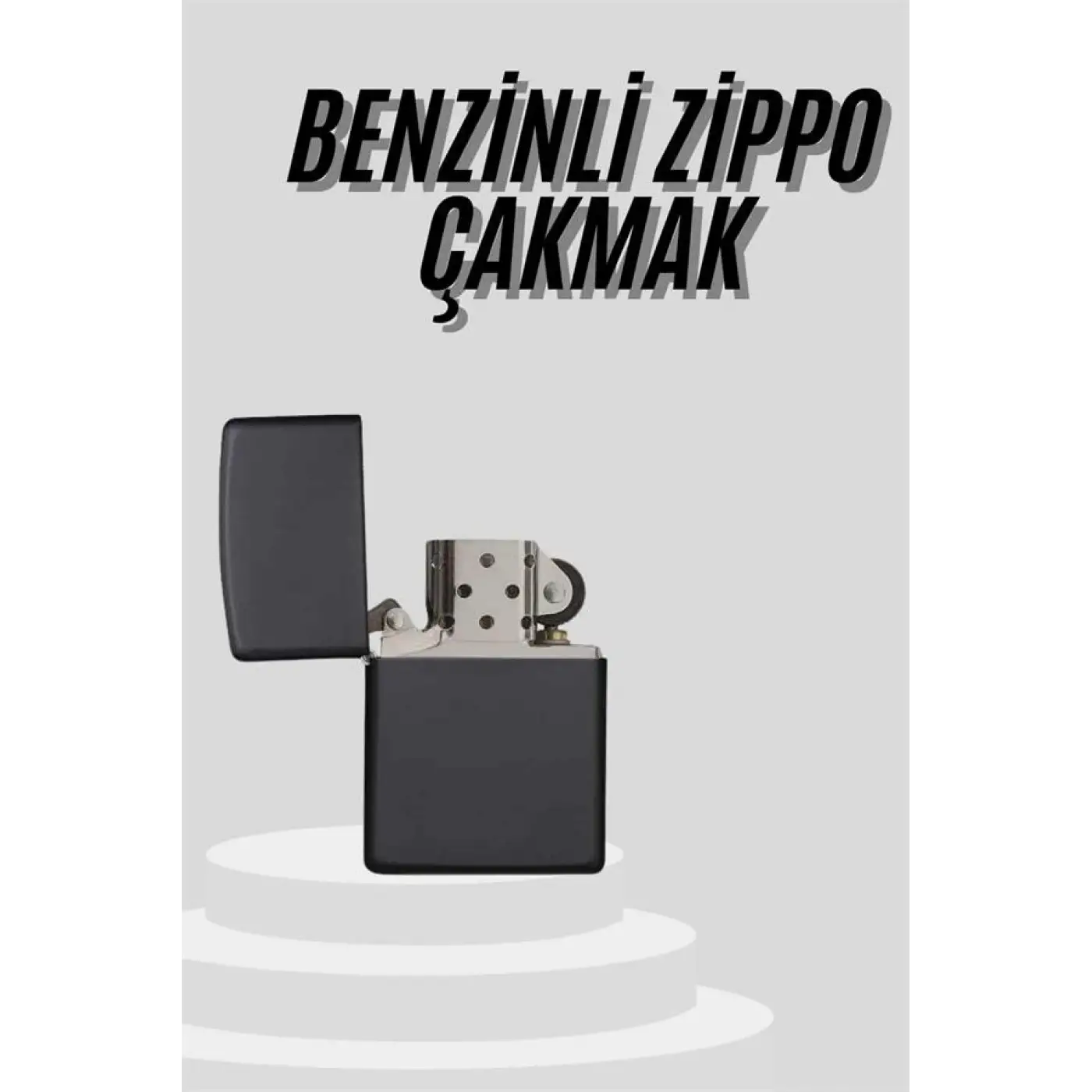 Çakmak Parlak Siyah Doldurulabilir Hedyelik Eşya