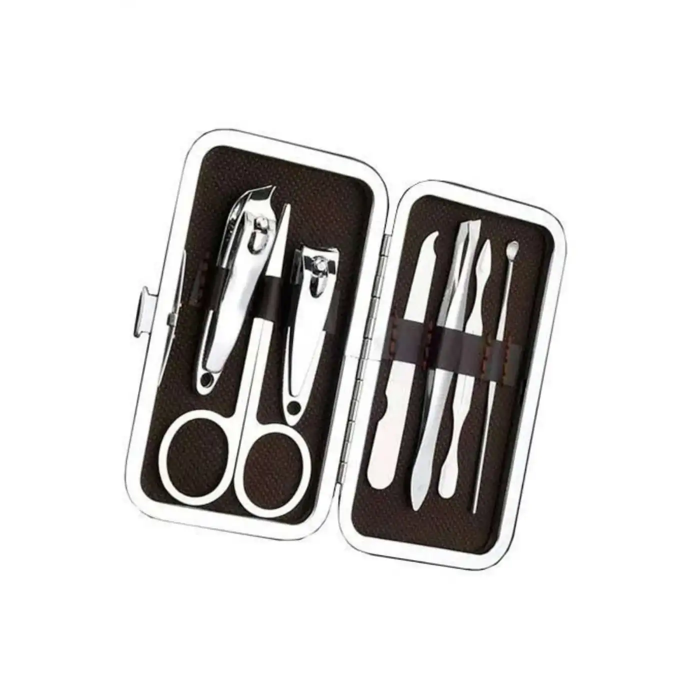 Çantalı 7 Parça Manikür Pedikür Seti Tırnak Makası Cımbız Törpü