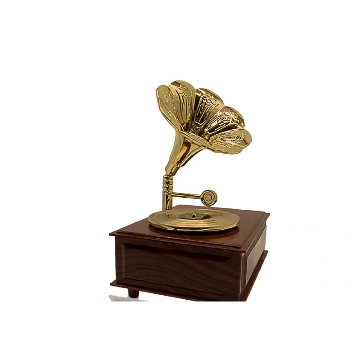 Çekmeceli Retro Gramofon Müzik Kutusu