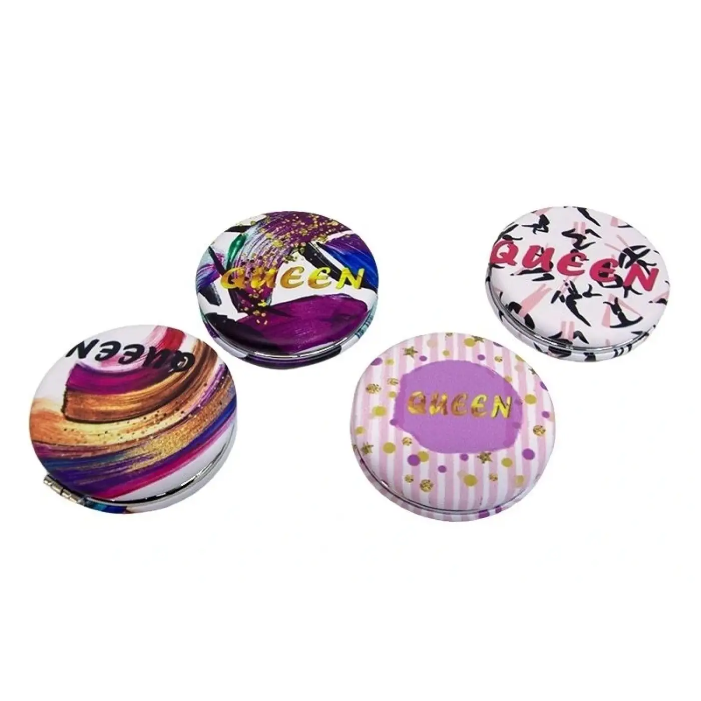 Cep Aynası Yuvarlak Tombul Queen