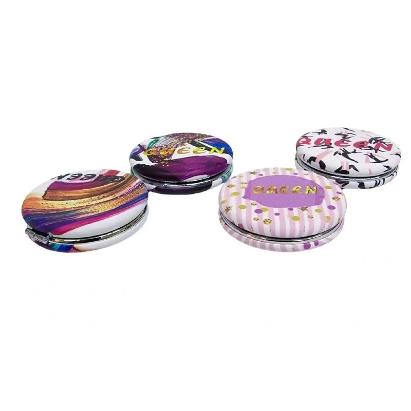 Cep Aynası Yuvarlak Tombul Queen