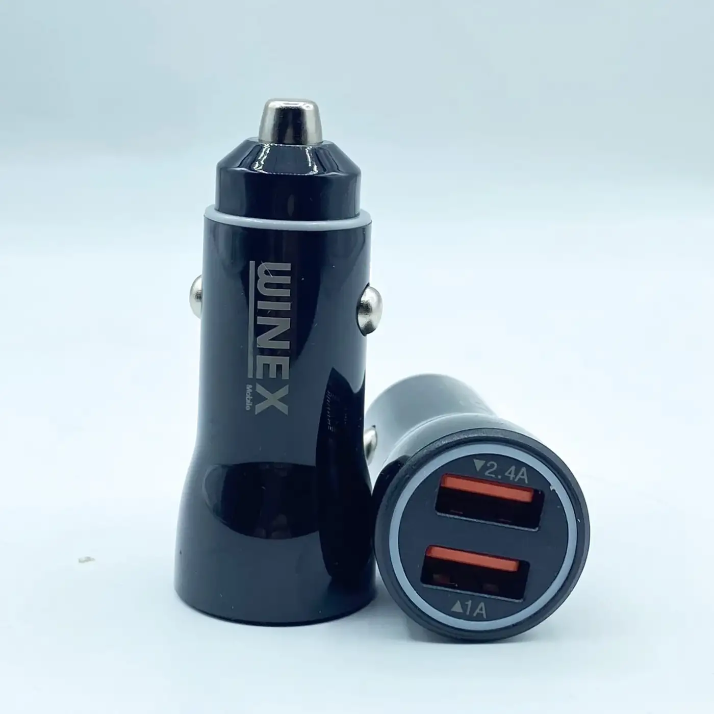 Çift Girişli Usb 3.4A - 2.4A +1A Araç Şarj Başlığı Winex W-001