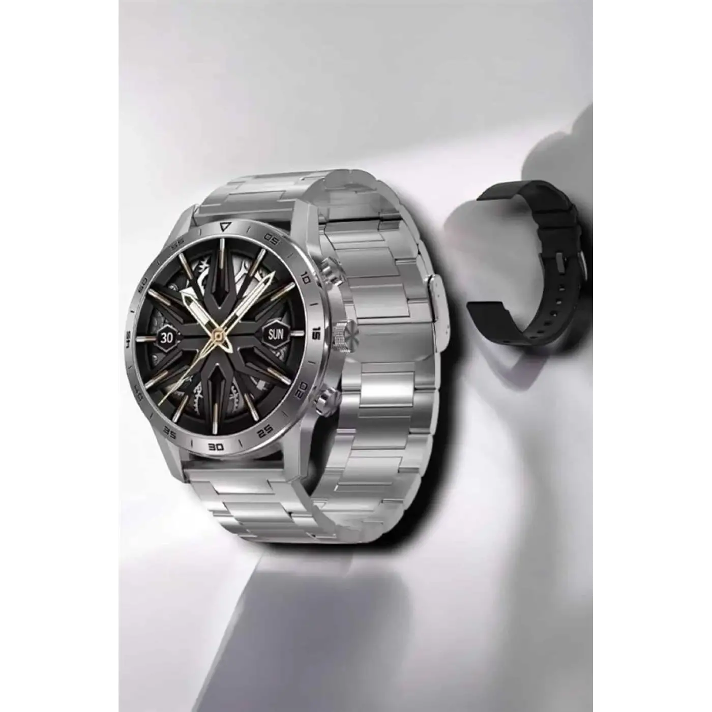 Çift Kordonlu Yüksek Çözünürlüklü Akıllı Saat Uyku İzleyici & Spor Modları