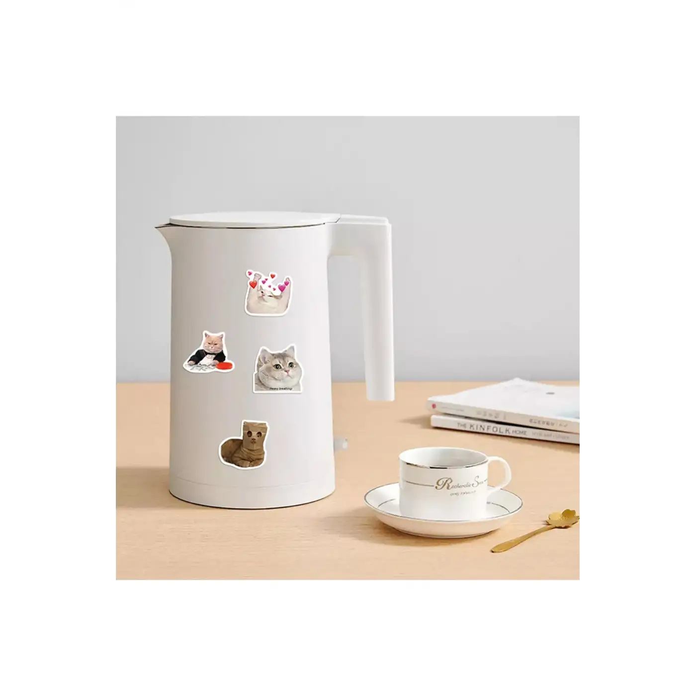 Çılgın Kediler Macbook Notebook Tablet Telefon Ajanda Laptop Defter Sticker Seti