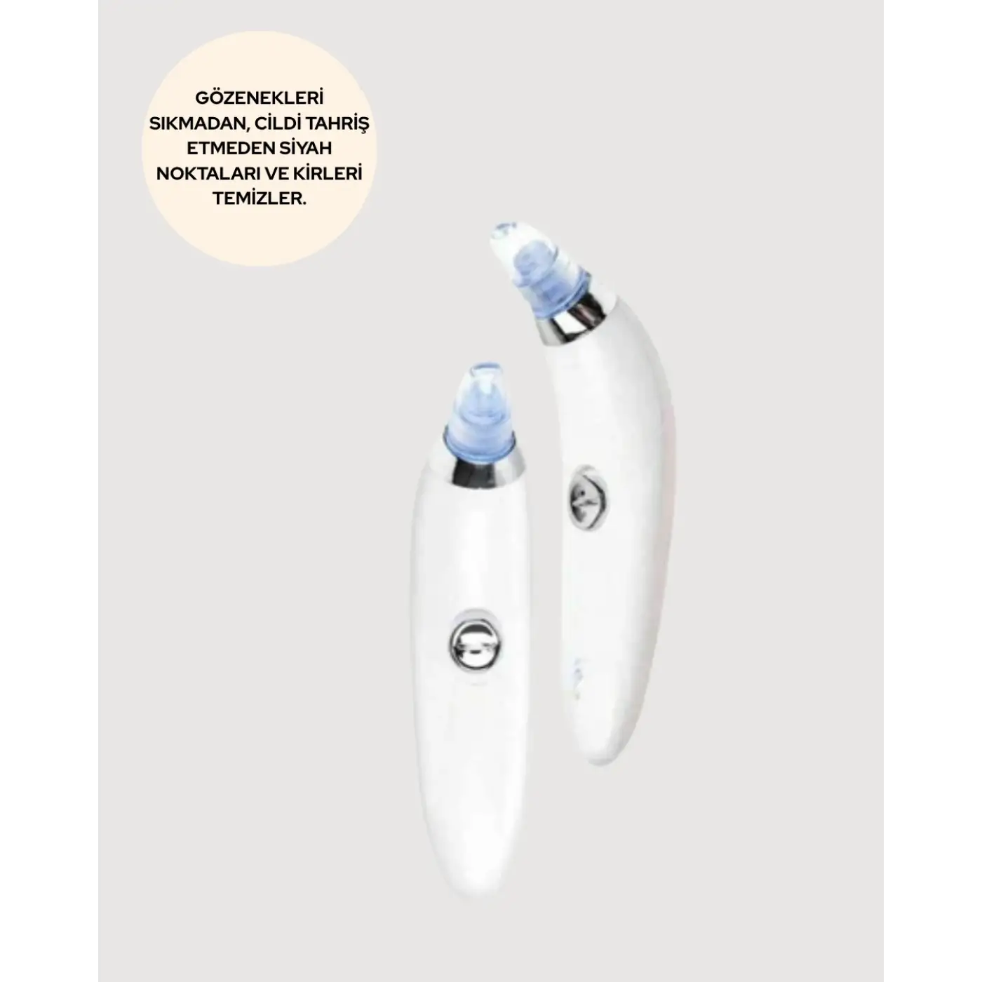 Cilt Dostu Vakumlu Siyah Nokta Temizleyici – Siyah Nokta, Yağ ve Makyaj Kalıntılarına Karşı
