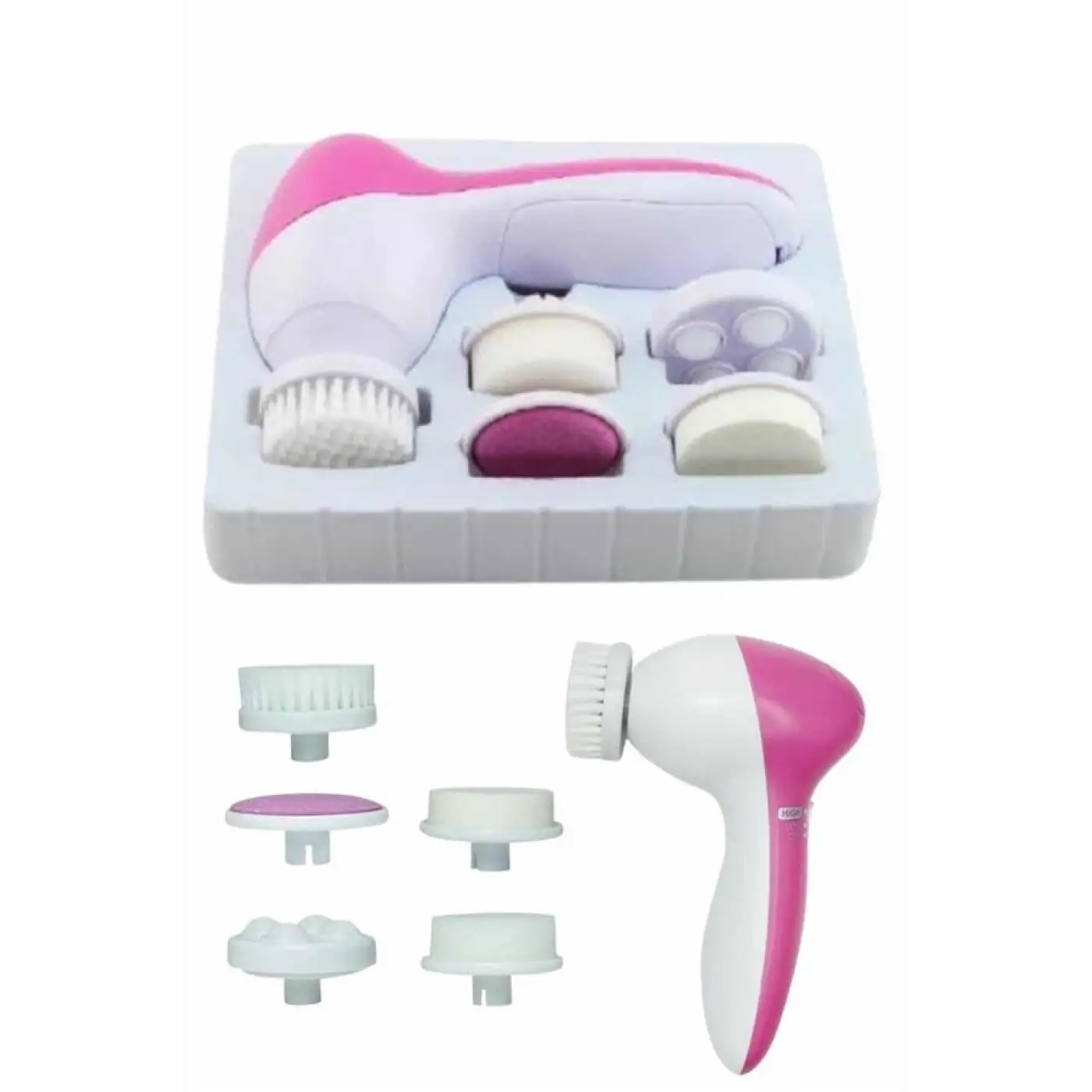 Cilt Temizleme ve Masaj Aleti 5 Başlıklı Akne ve Sivilce Önleyici