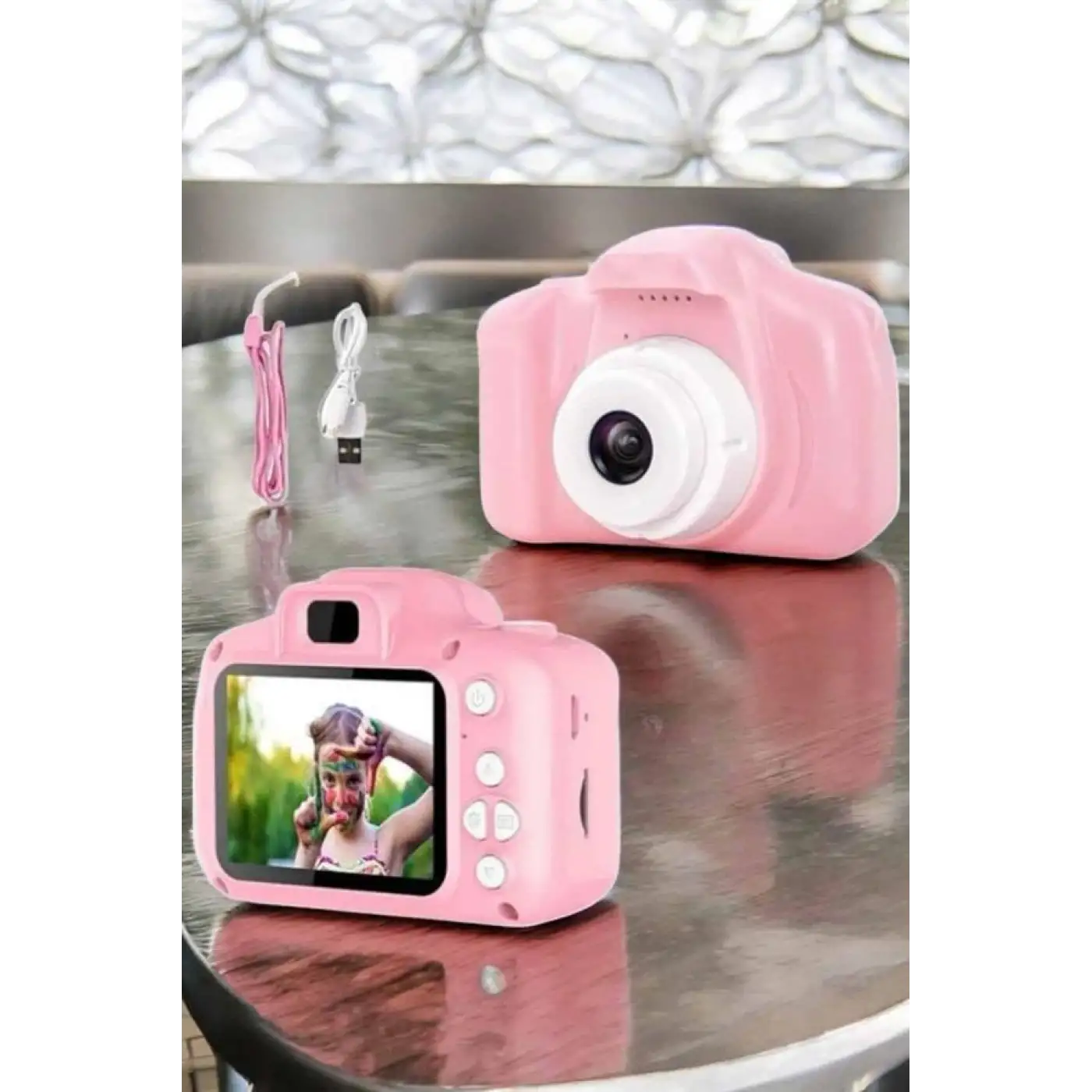 Çocuk Kamerası Dijital 1080P HD Kaliteli Mini Fotoğraf Makinesi Profesyonel