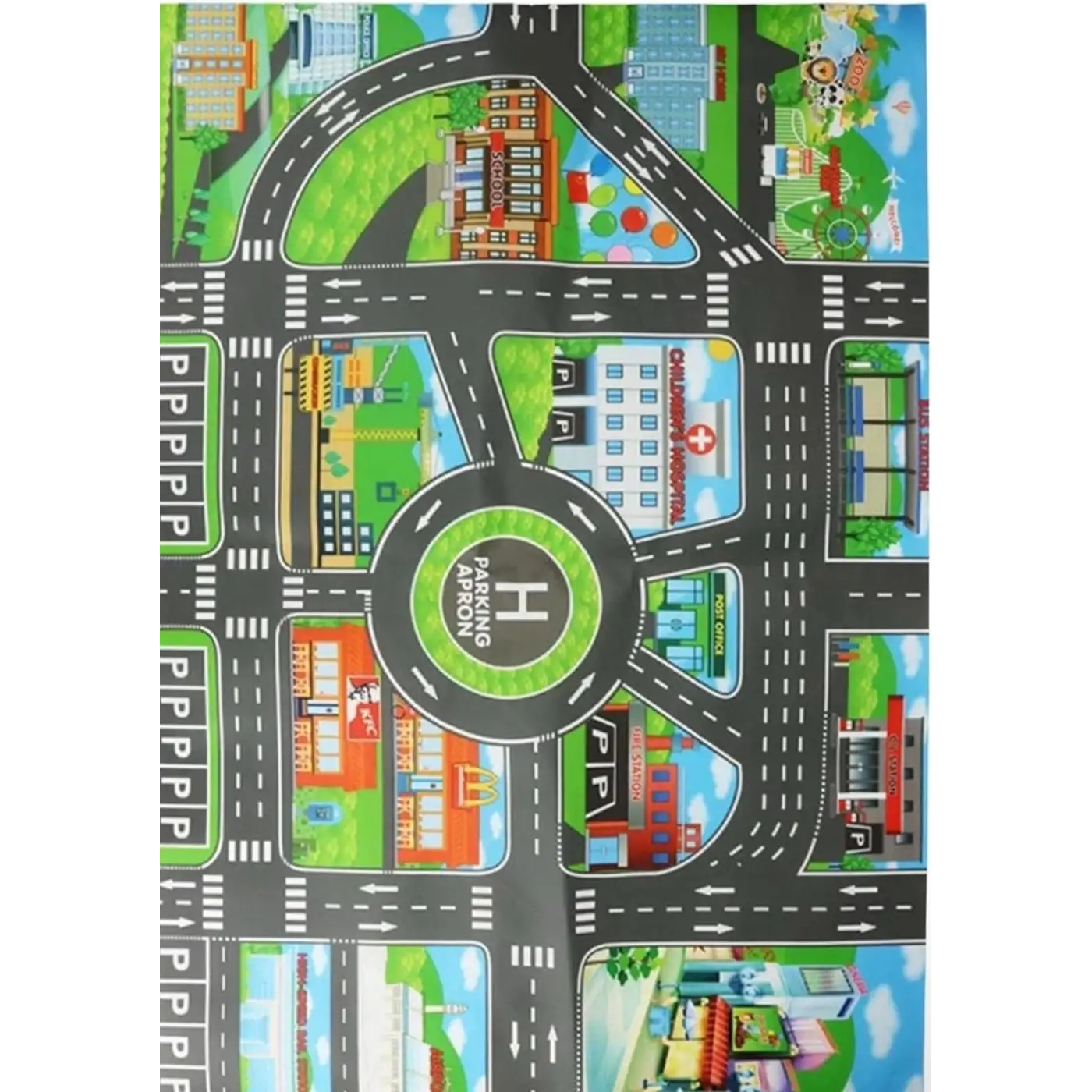 Çocuk Oyun Matı (mutlu Şehir Hayatı)