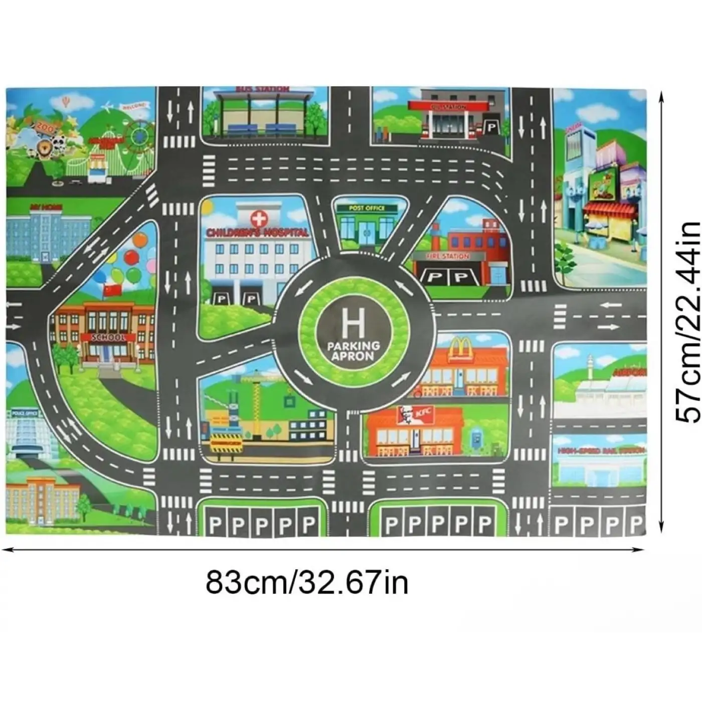 Çocuk Oyun Matı (mutlu Şehir Hayatı)