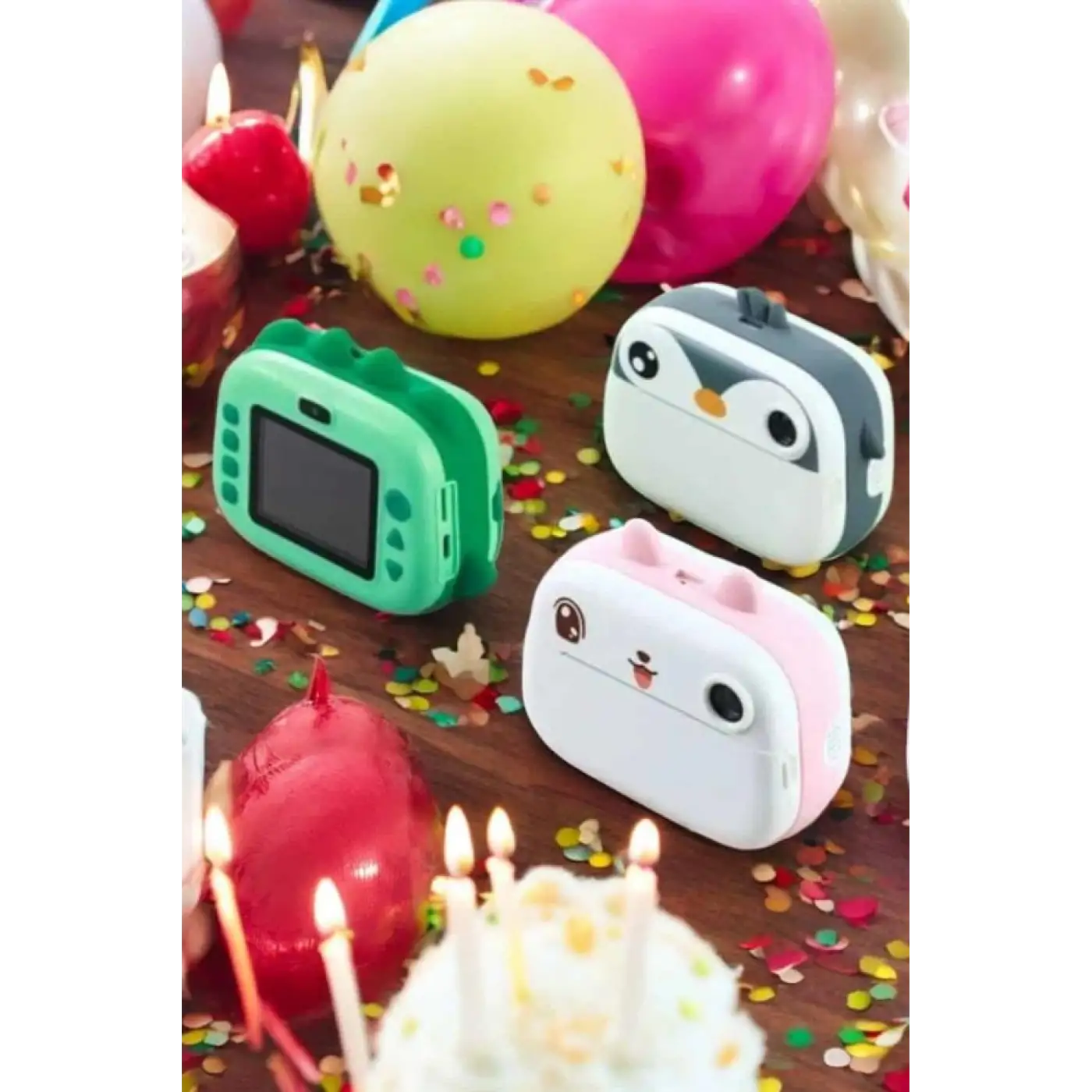 Çocuklar için Fotoğraf Makinesi Anlık Baskı Makinesi HD Görüntü Kalitesi