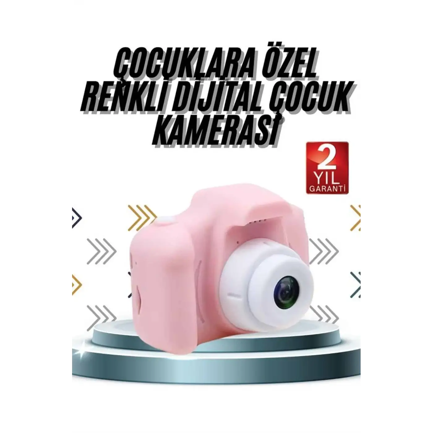 Çocuklara Özel Fotoğraf Ve Video Çeken Mini Çok Renkli Fotoğraf Makinesi