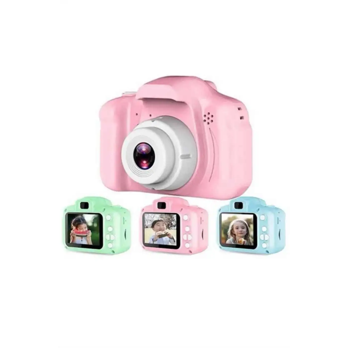 Çocuklara Özel Fotoğraf Ve Video Çeken Mini Çok Renkli Fotoğraf Makinesi
