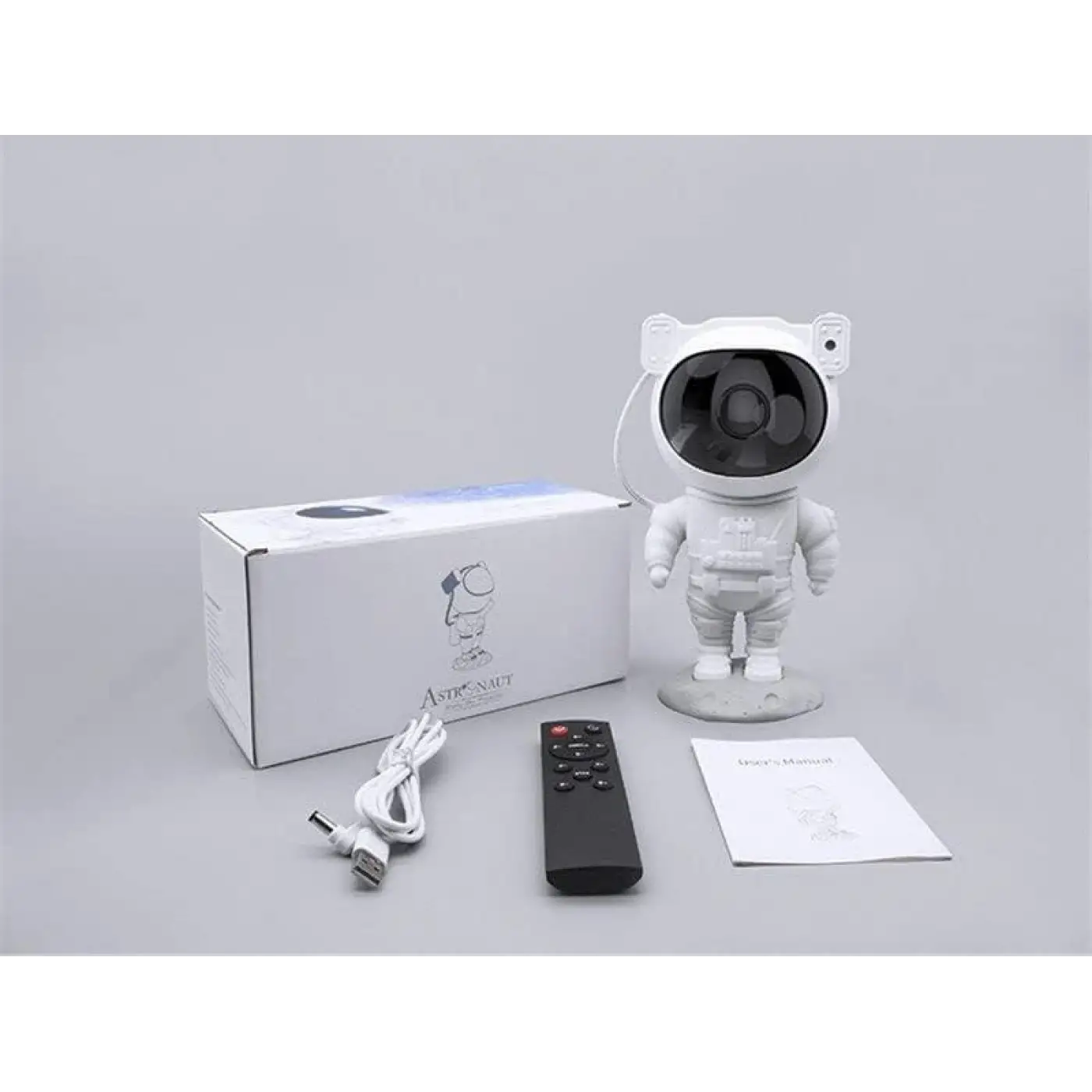 Çocuklara Özel Projeksiyon Astronot Lamba Speaker Sevimli