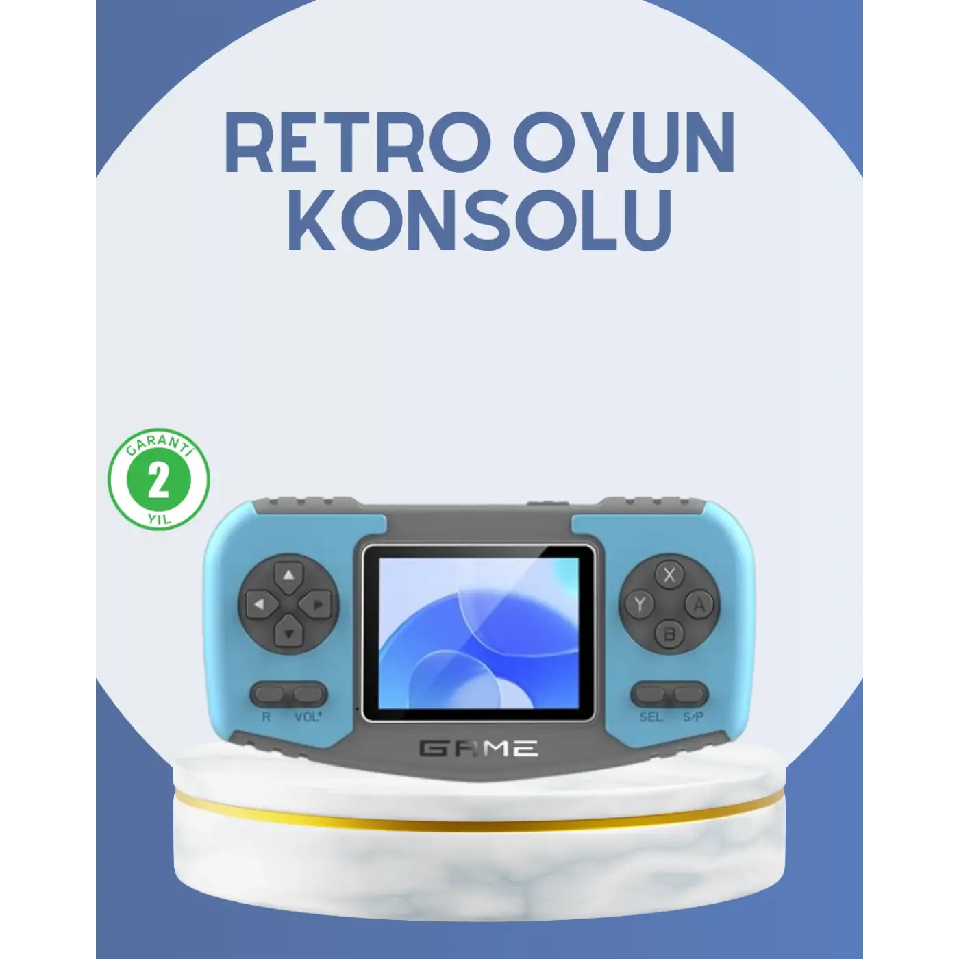 Çocuklara Özel Retro Oyun Konsolu Portatif Eğlence Cihazı