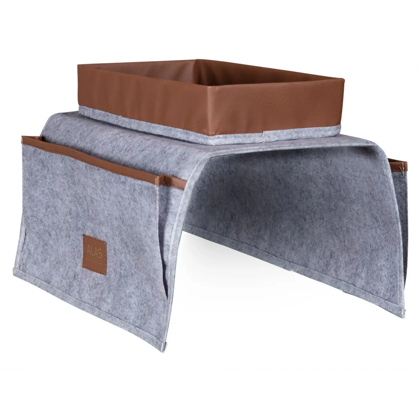 Çok Amaçlı Deri Şeritli Cepli Koltuk Kenarı Düzenleyici 03938