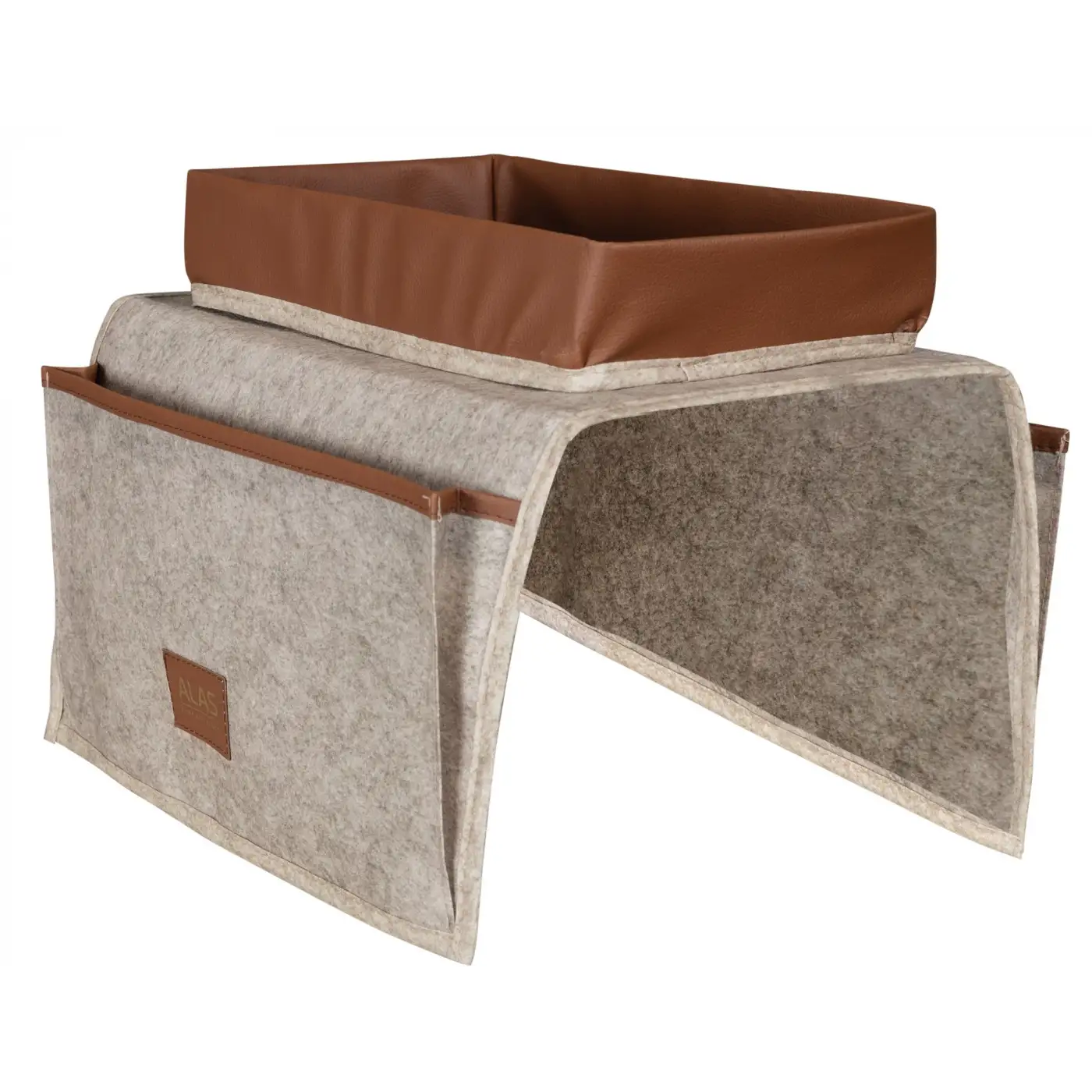 Çok Amaçlı Deri Şeritli Cepli Koltuk Kenarı Düzenleyici 03938