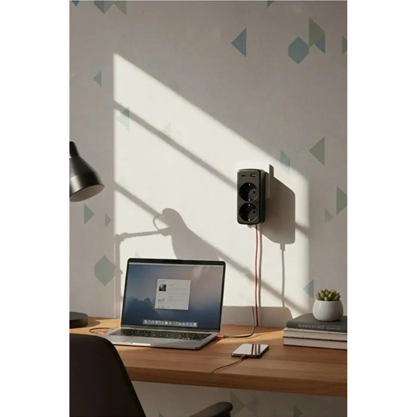 Çoklu Priz Yüksek Gerilim Korumalı 2’li Priz 1xusb 1xtype-c Çıkışlı Grup Priz Çoğaltıcı