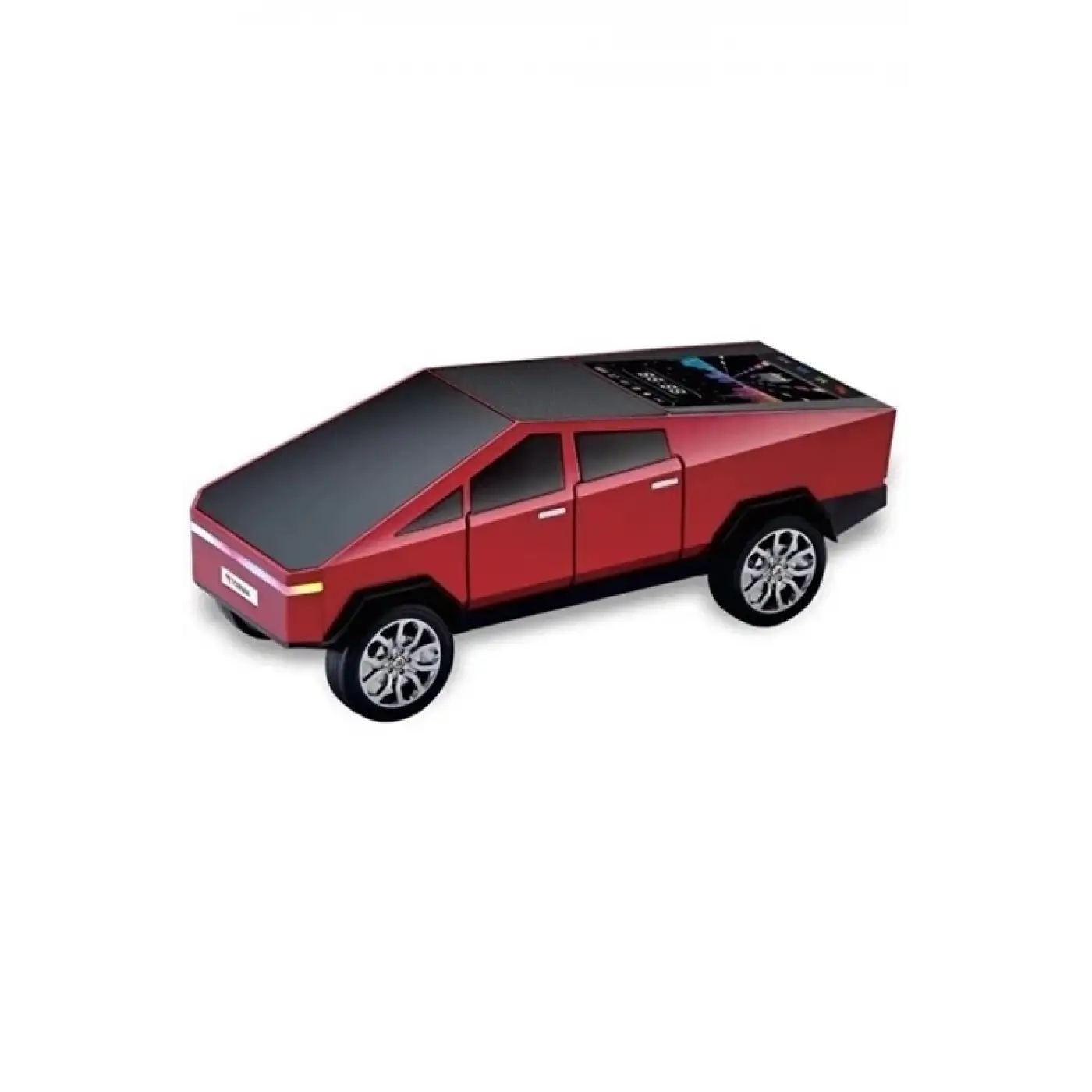 D68 Cyber Model Araba Tasarımlı Bluetooth Hoparlör 15w Güçlü Ses Rgb Led /tws/usb Kırmızı