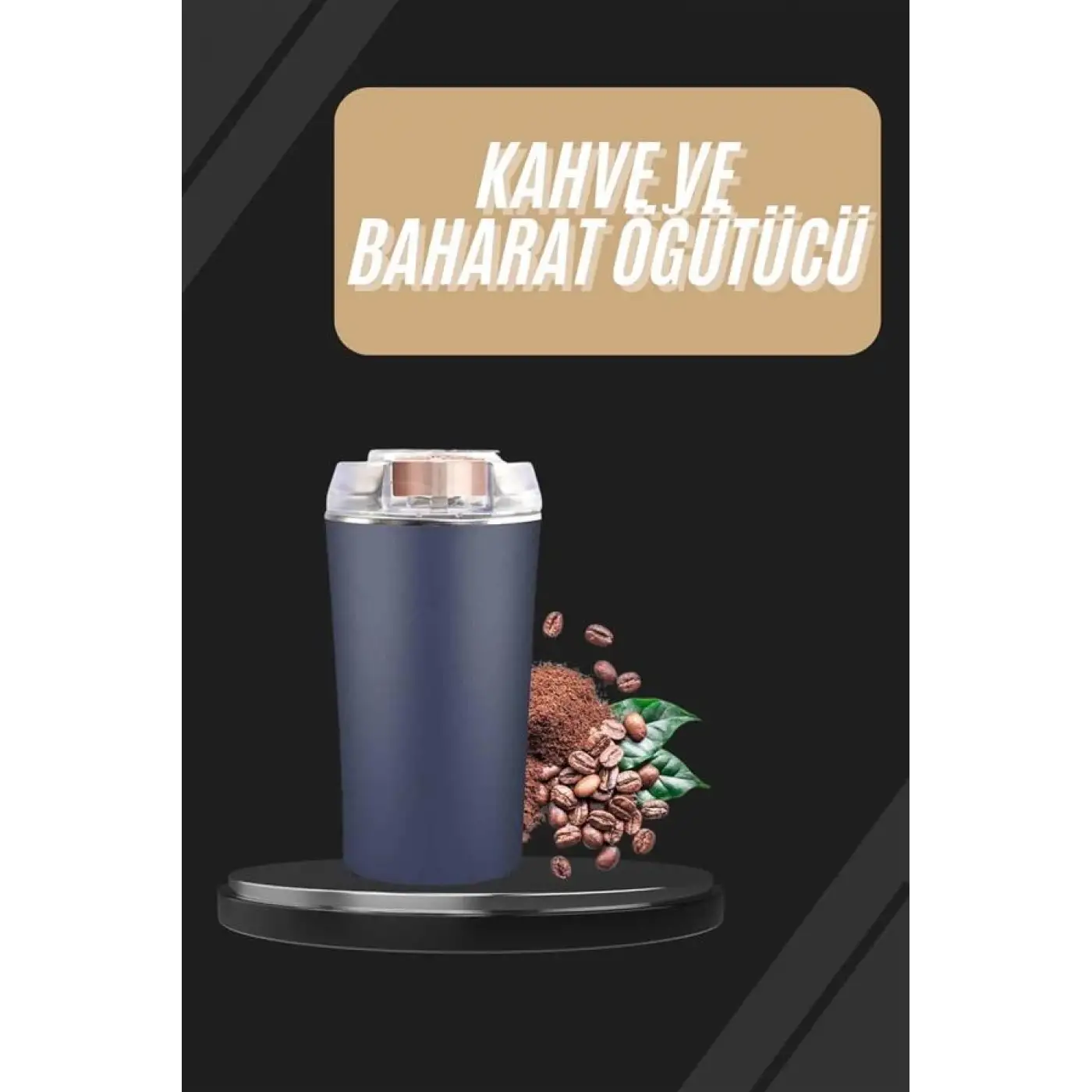 Dayanıklı Paslanmaz Çelik Kolay Kullanım Kahve Ve Baharat Öğütücü