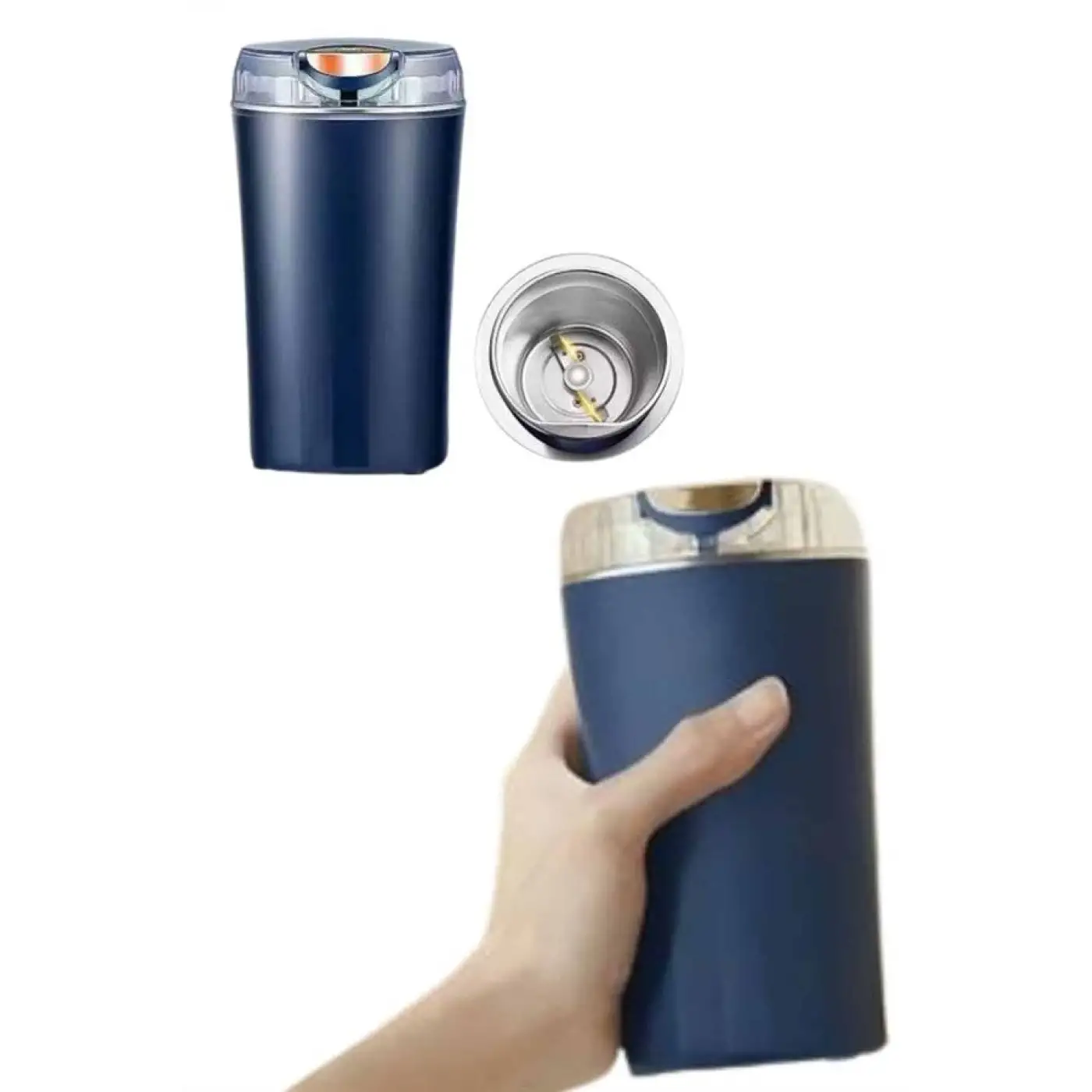 Dayanıklı Paslanmaz Çelik Kolay Kullanım Kahve Ve Baharat Öğütücü