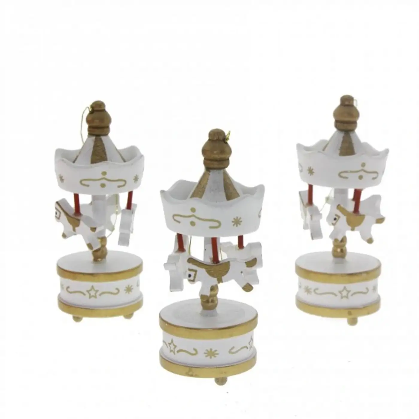 Dekoratif 6lı Beyaz Mini Atlı Karınca