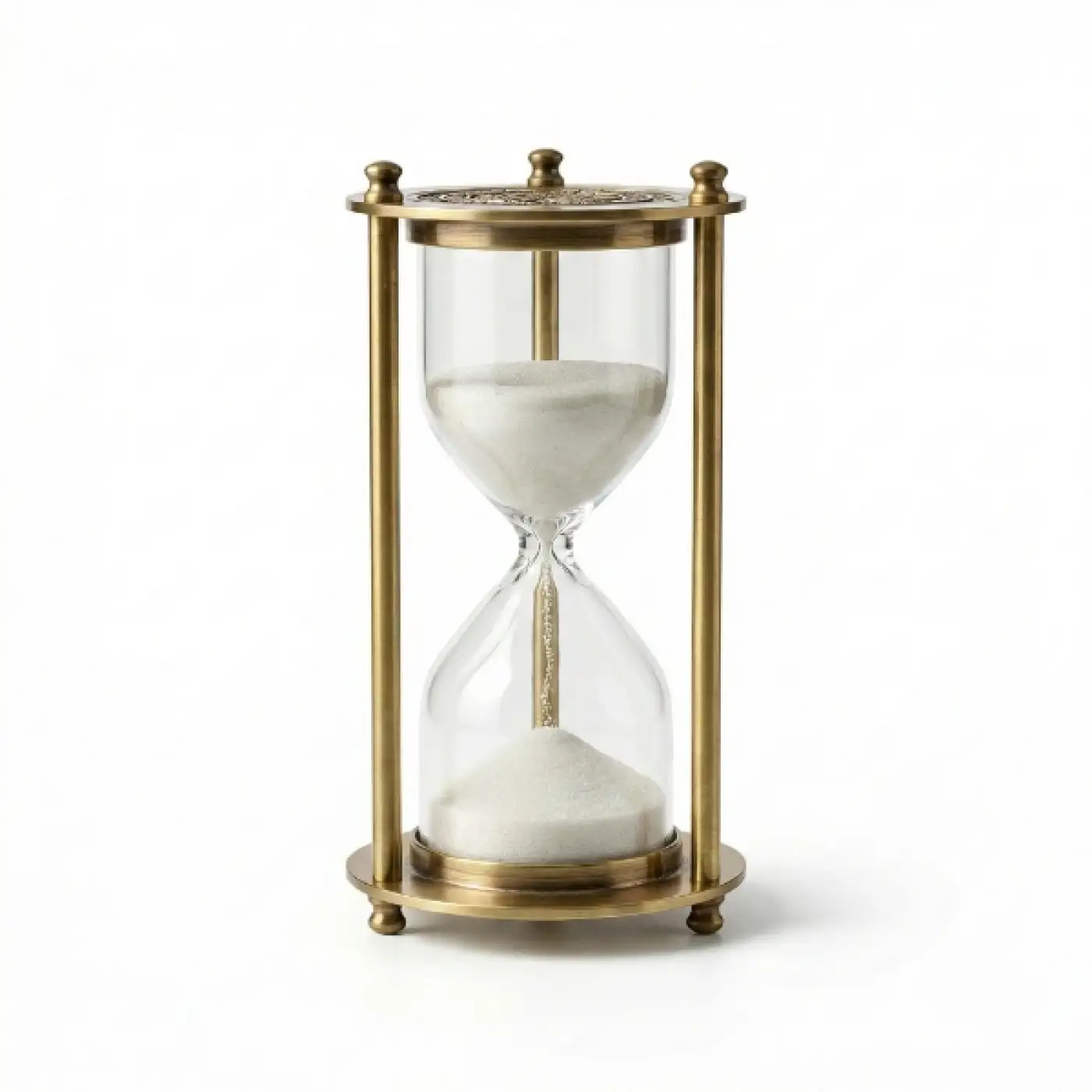 Dekoratif Cam Kum Saati 7x14 cm