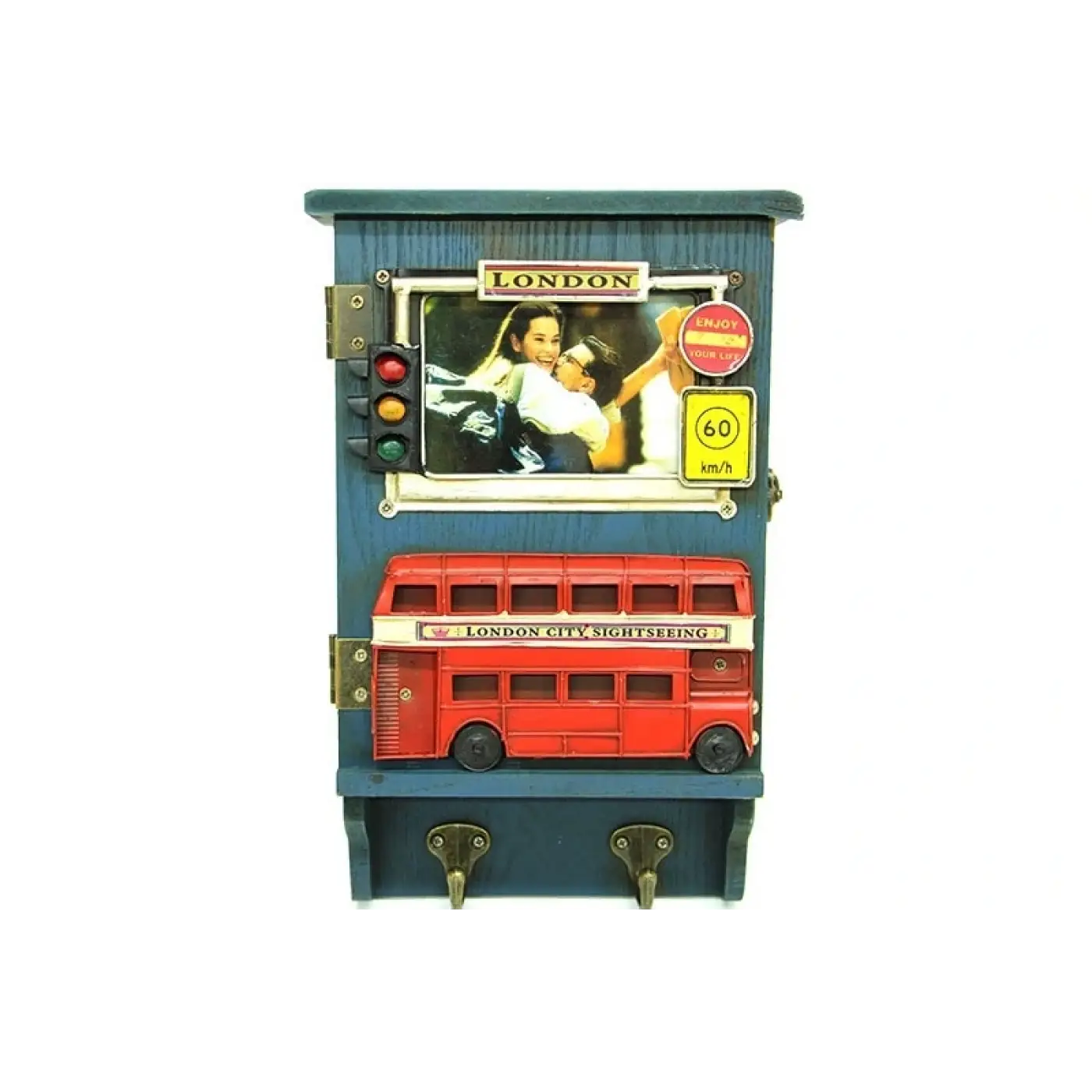 Dekoratif Kutu Anahtarlık Çerçeveli