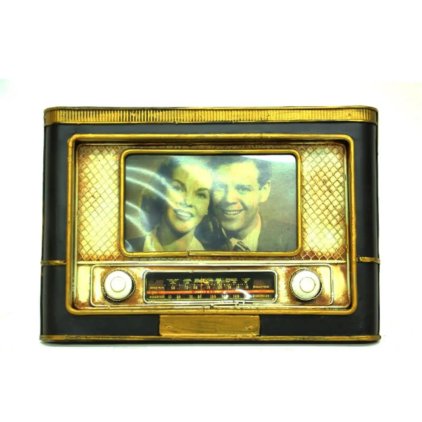 Dekoratif Metal Çerçeve Radyo   ( 25 İs )