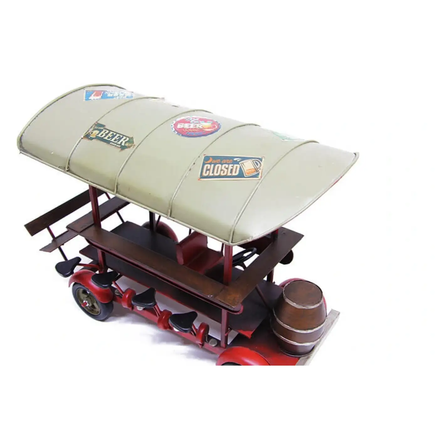 Dekoratif Metal İçeçek Arabası