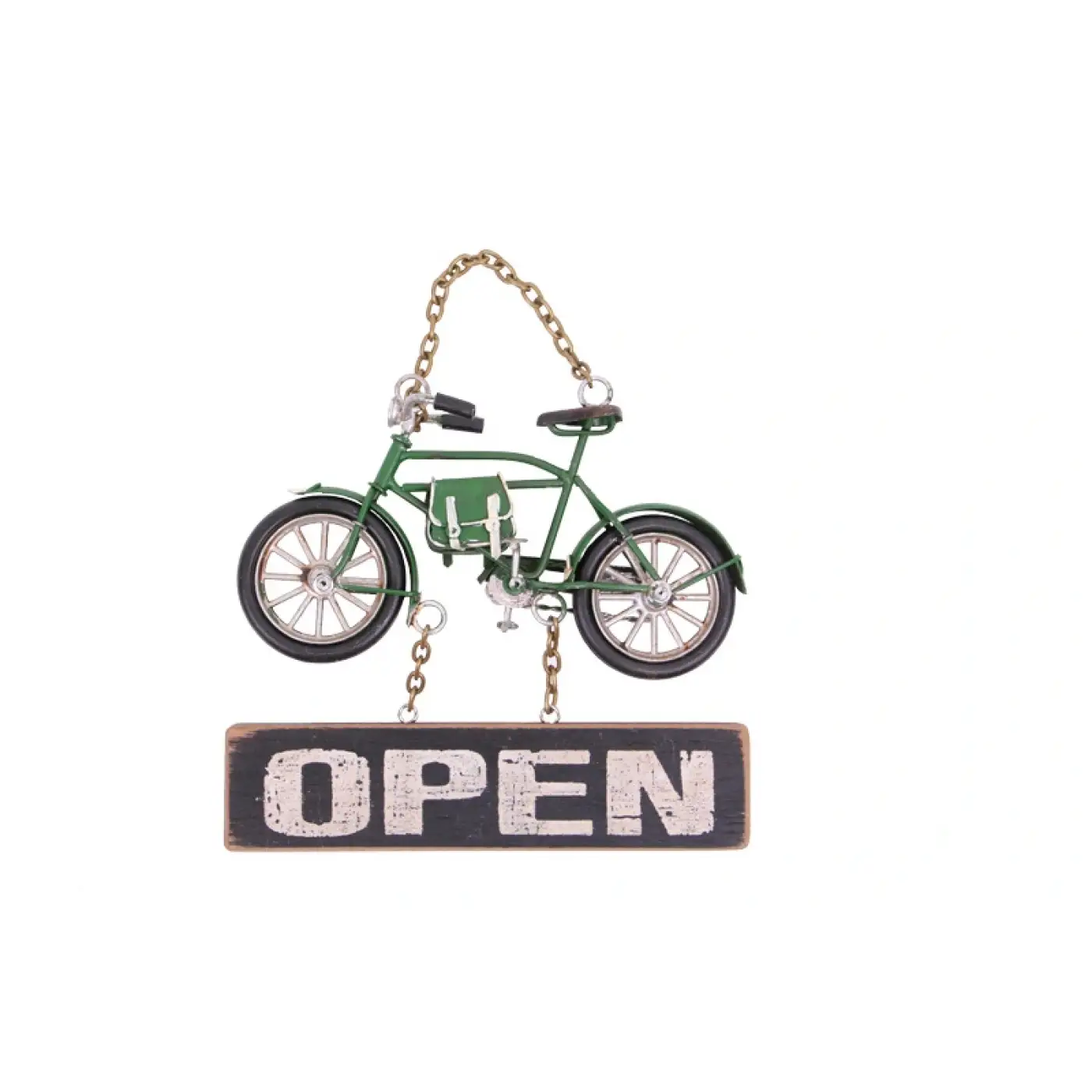 Dekoratif Metal Kapı Yazısı Bisiklet   ( 25 İs )