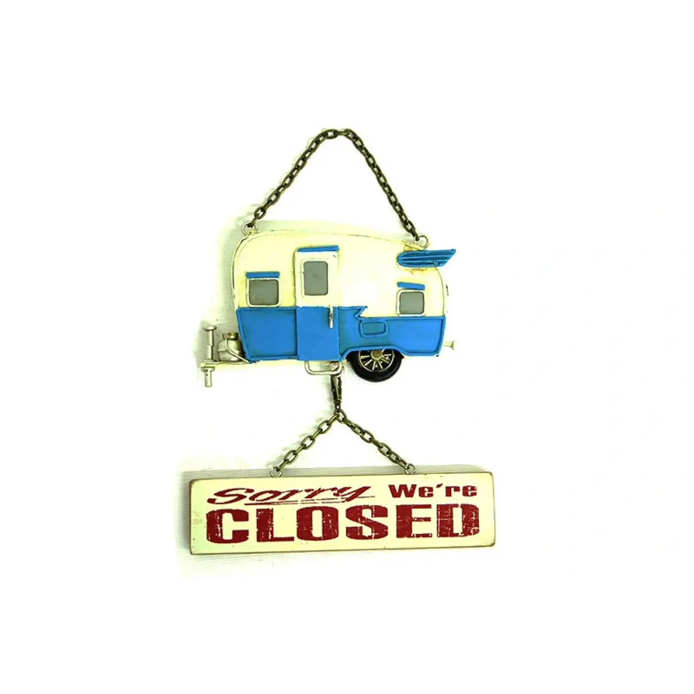 Dekoratif Metal Kapı Yazısı Karavan  ( 25 İs )