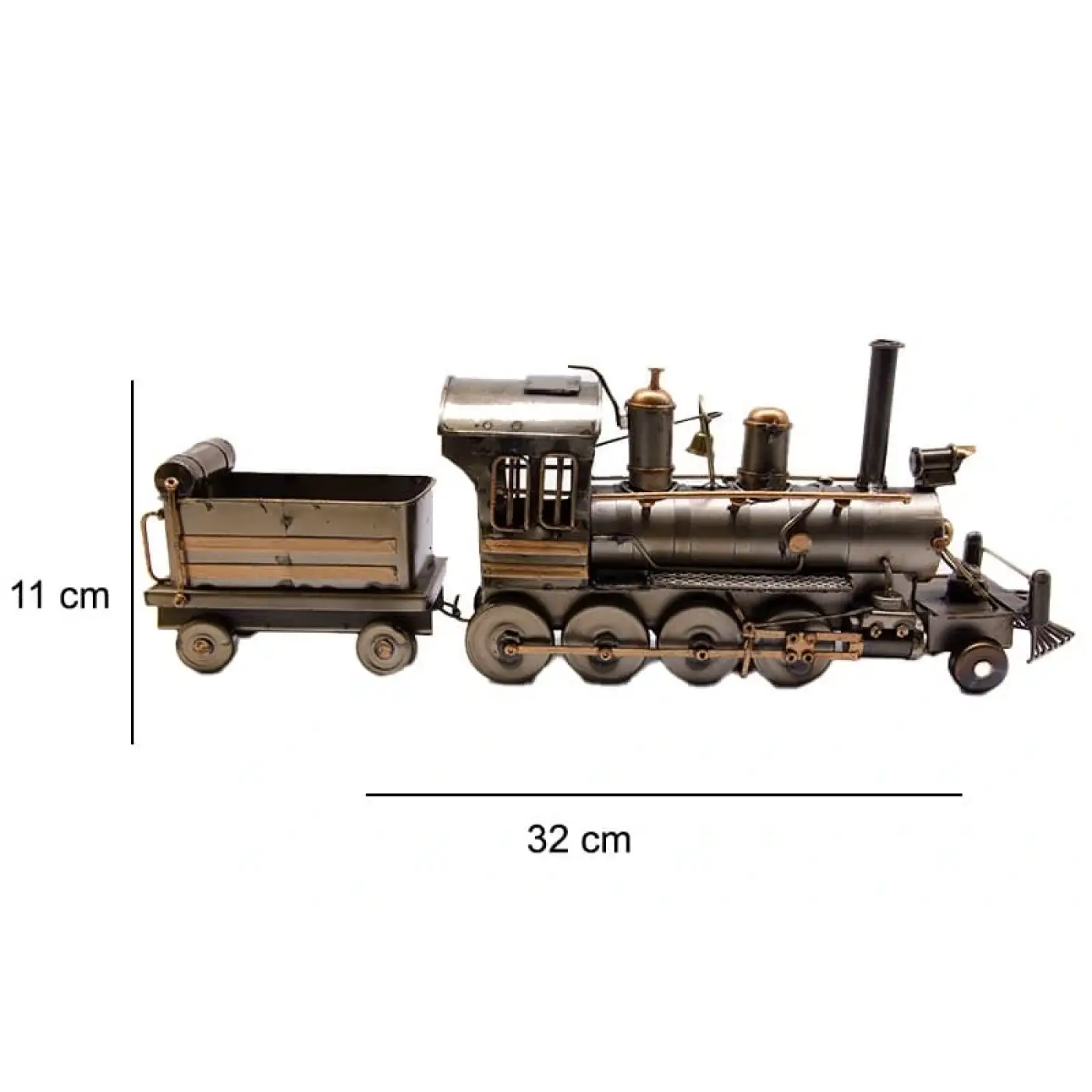 Dekoratif Metal Lokomotif