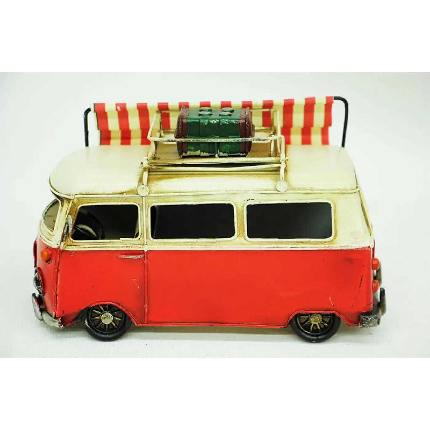 Dekoratif Metal Minibüs Çerçeveli Ve Tenteli