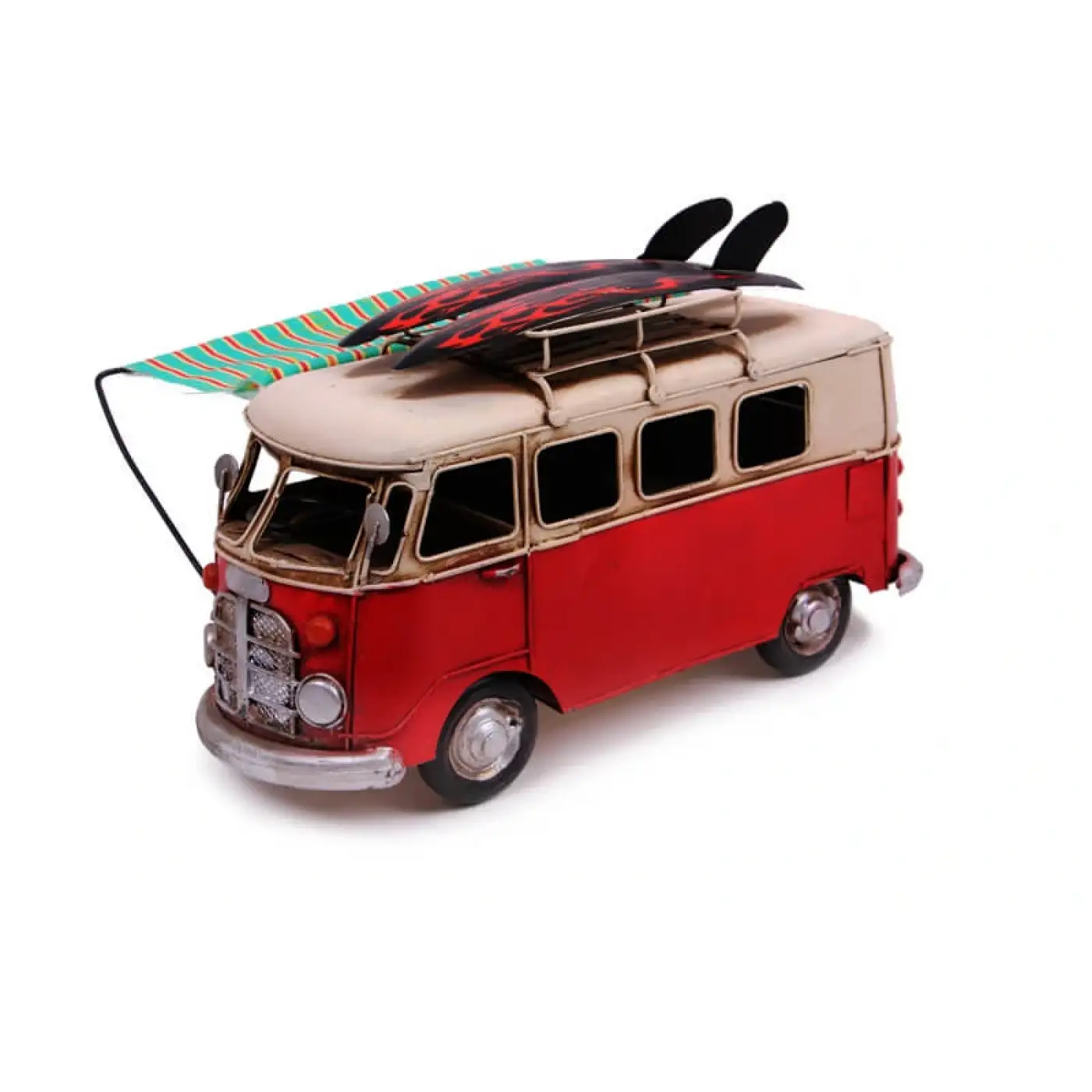 Dekoratif Metal Minibüs Tenteli