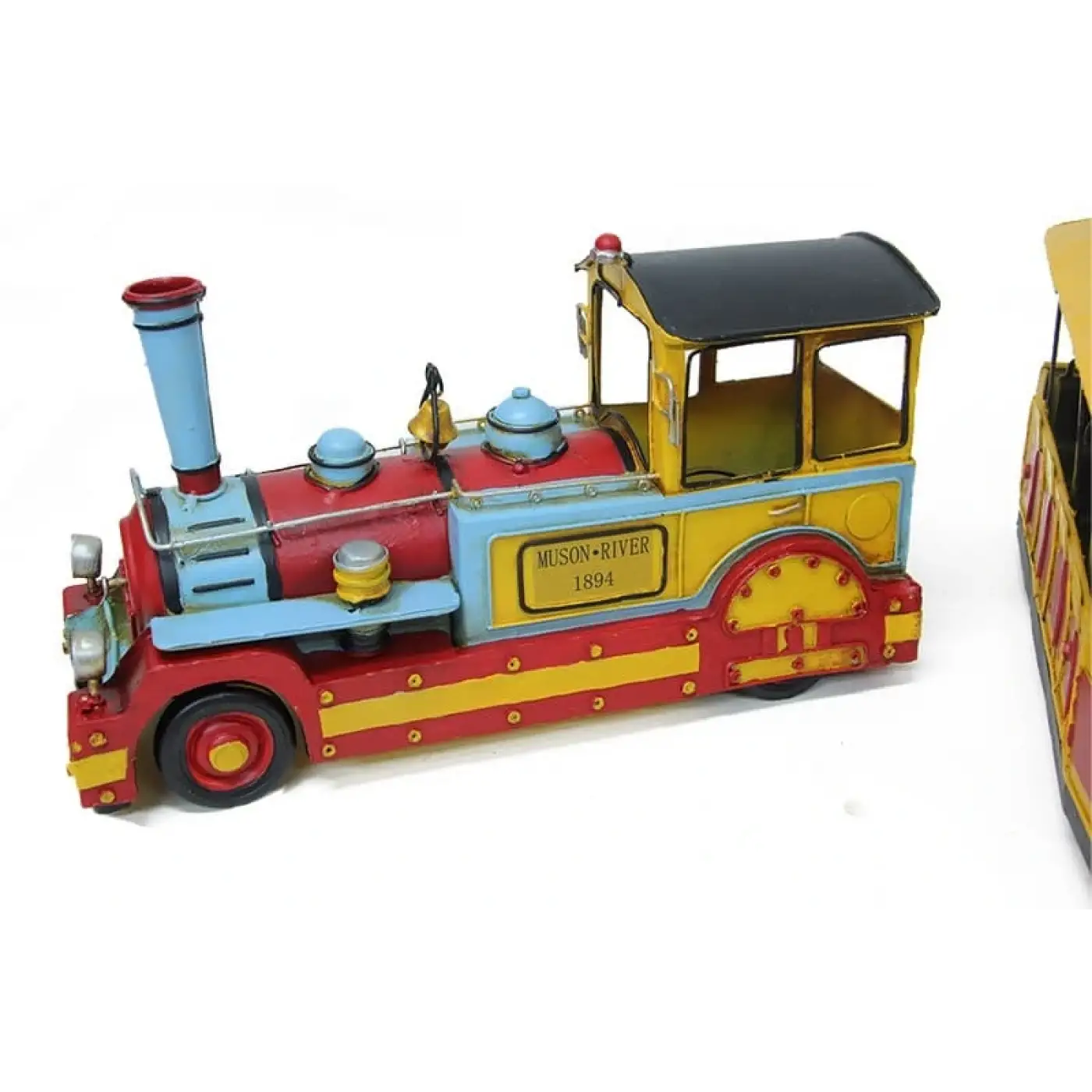 Dekoratif Metal Tur Lokomotifi