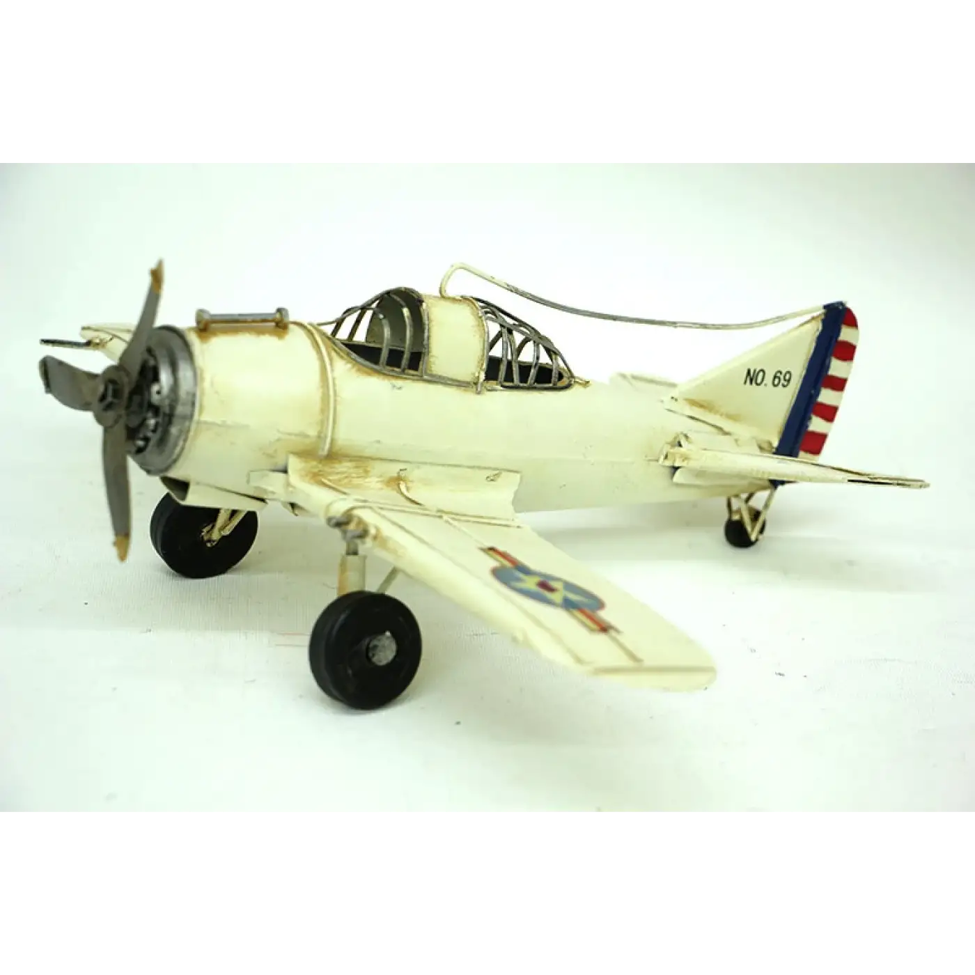 Dekoratif Metal Uçak