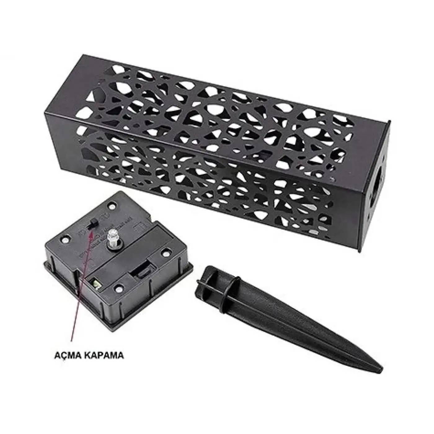 Dekoratif Solar Güneş Enerjili Bahçe Aydınlatması Yürüyüş Yolu Seti ( 8 Adet )